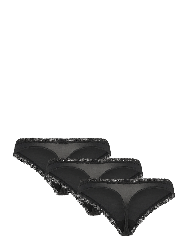 Dorina - Essential Microfibre THONG - strings - black/black/black - 1