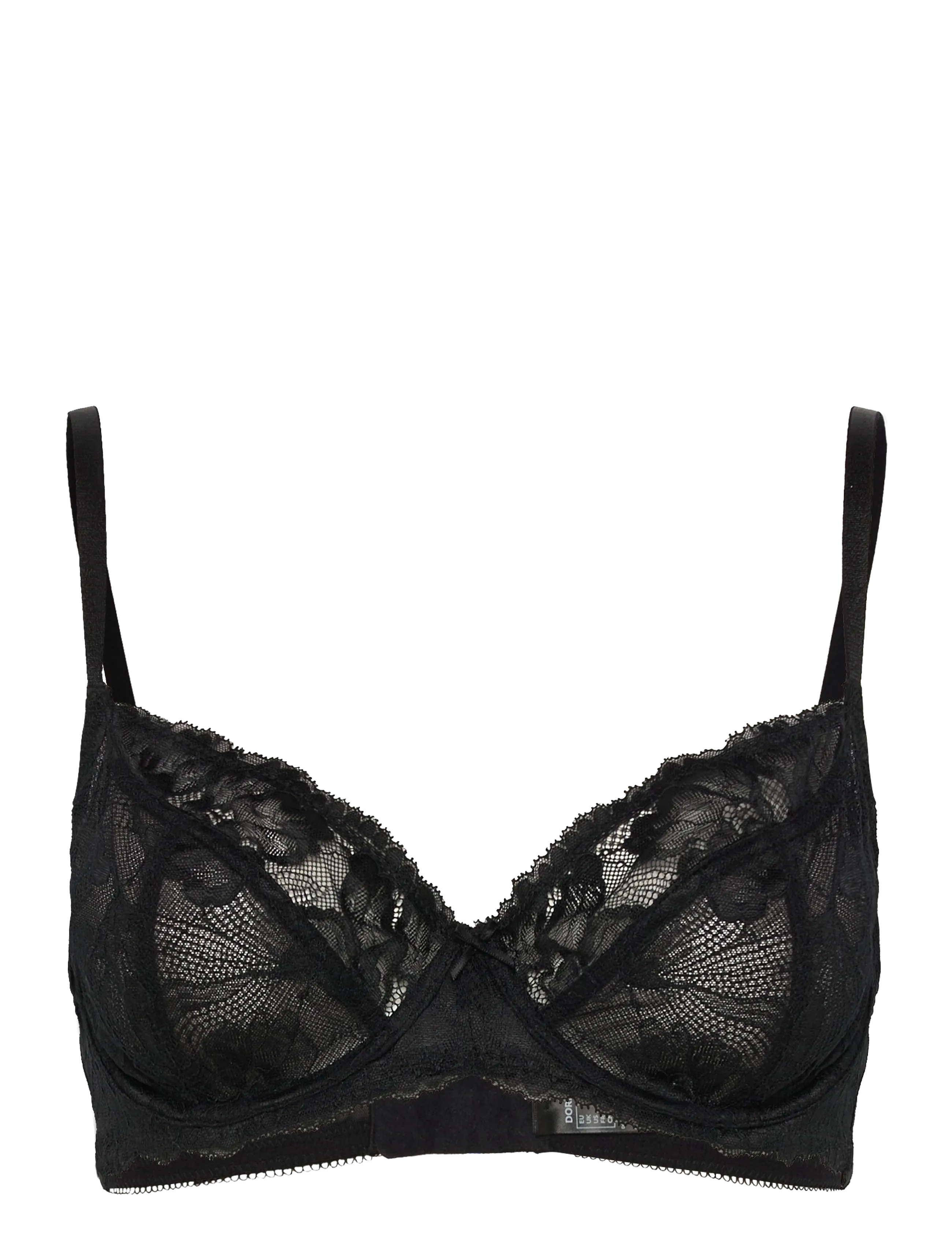 Dorina PERFECT LACE WIRED_BRA - Undertøj - BLACK / black