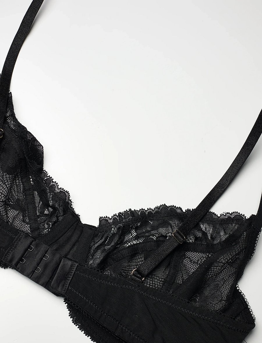 Dorina - PERFECT LACE WIRED_BRA - die niedrigsten preise - black - 5