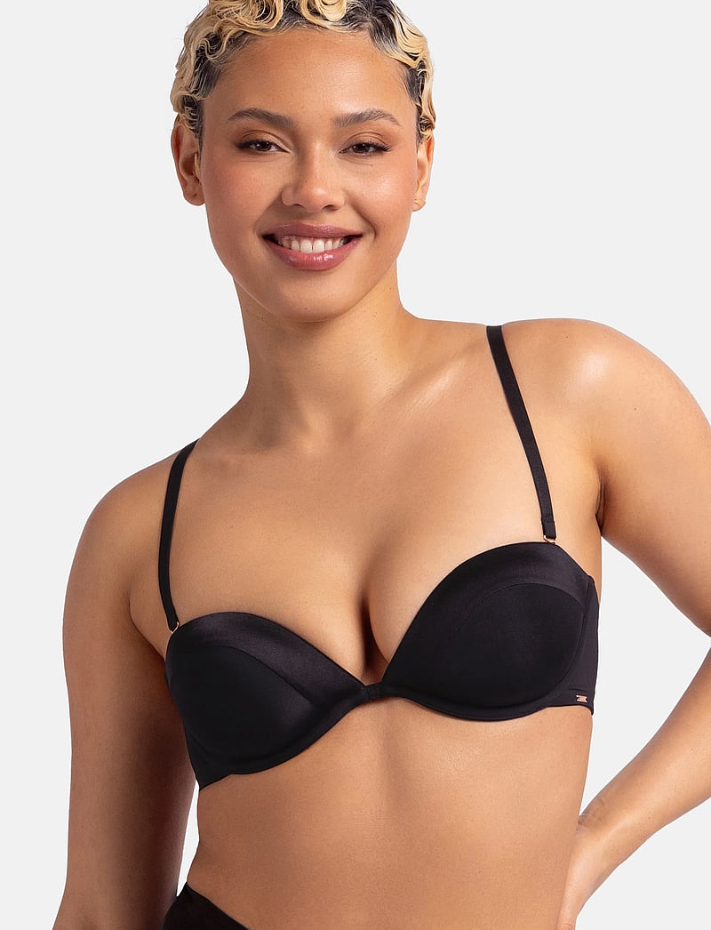 Dorina - ESSENSUAL BANDEAU - wired bras - black - 0