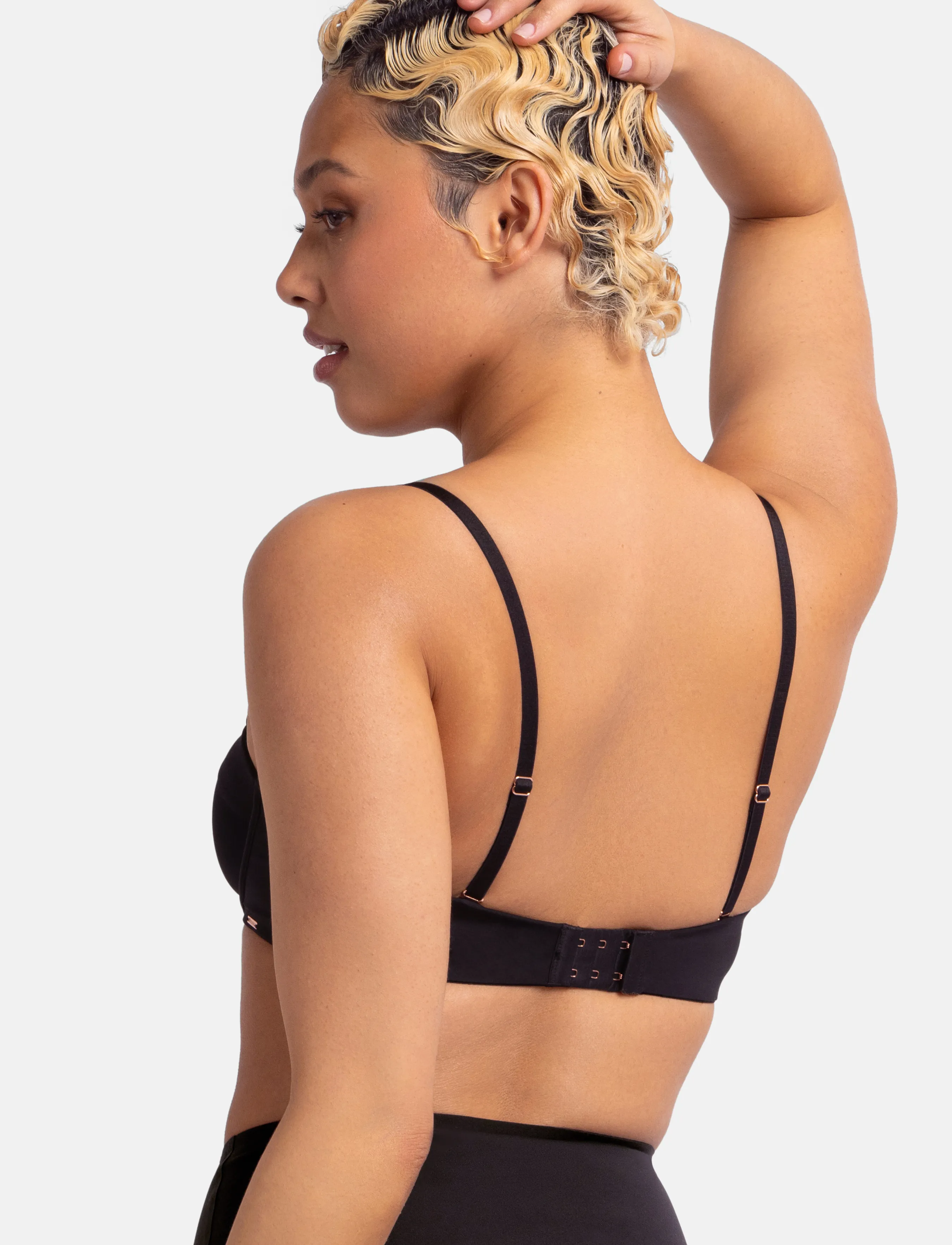 Dorina - ESSENSUAL BANDEAU - bügel-bh - black - 3