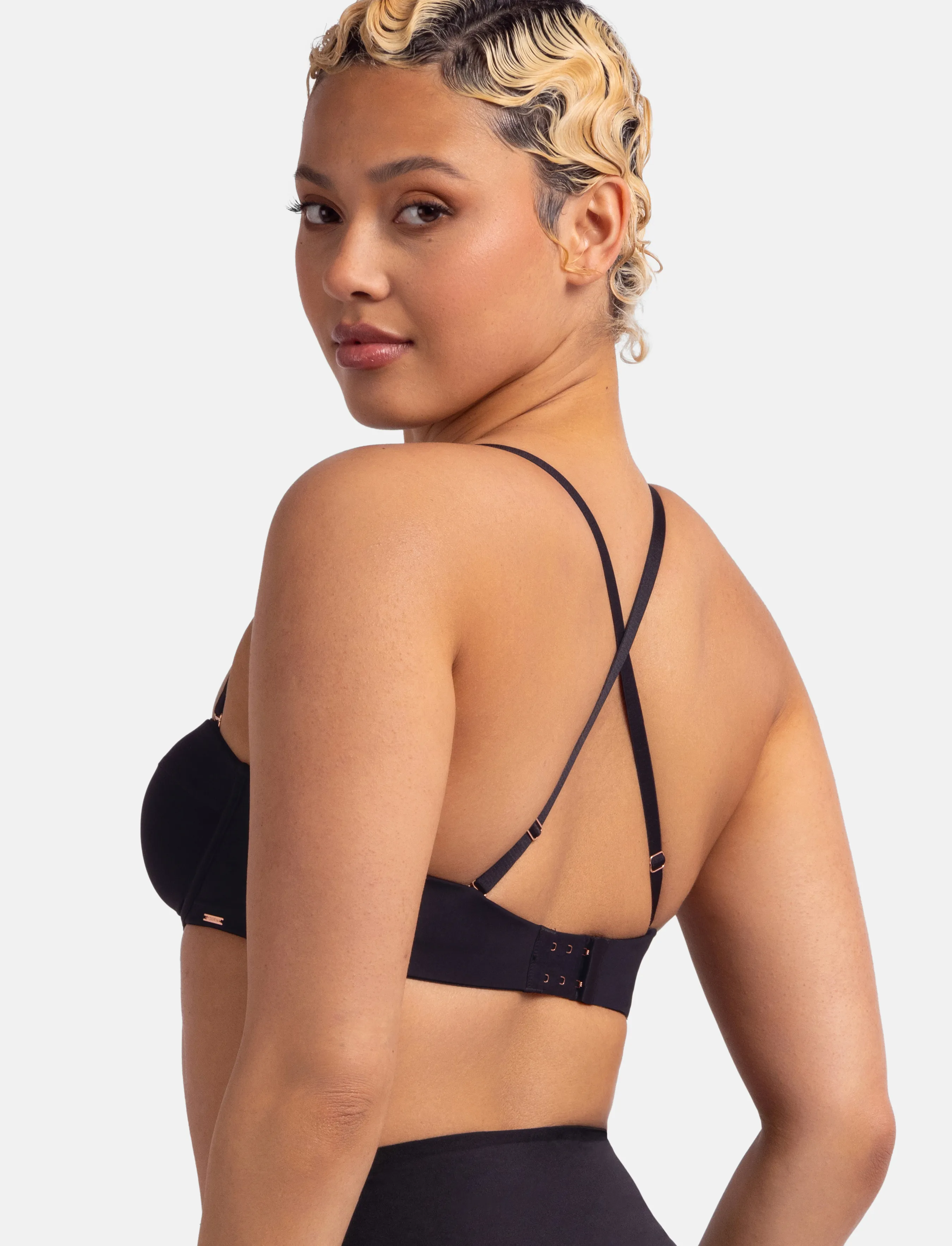 Dorina - ESSENSUAL BANDEAU - bügel-bh - black - 4