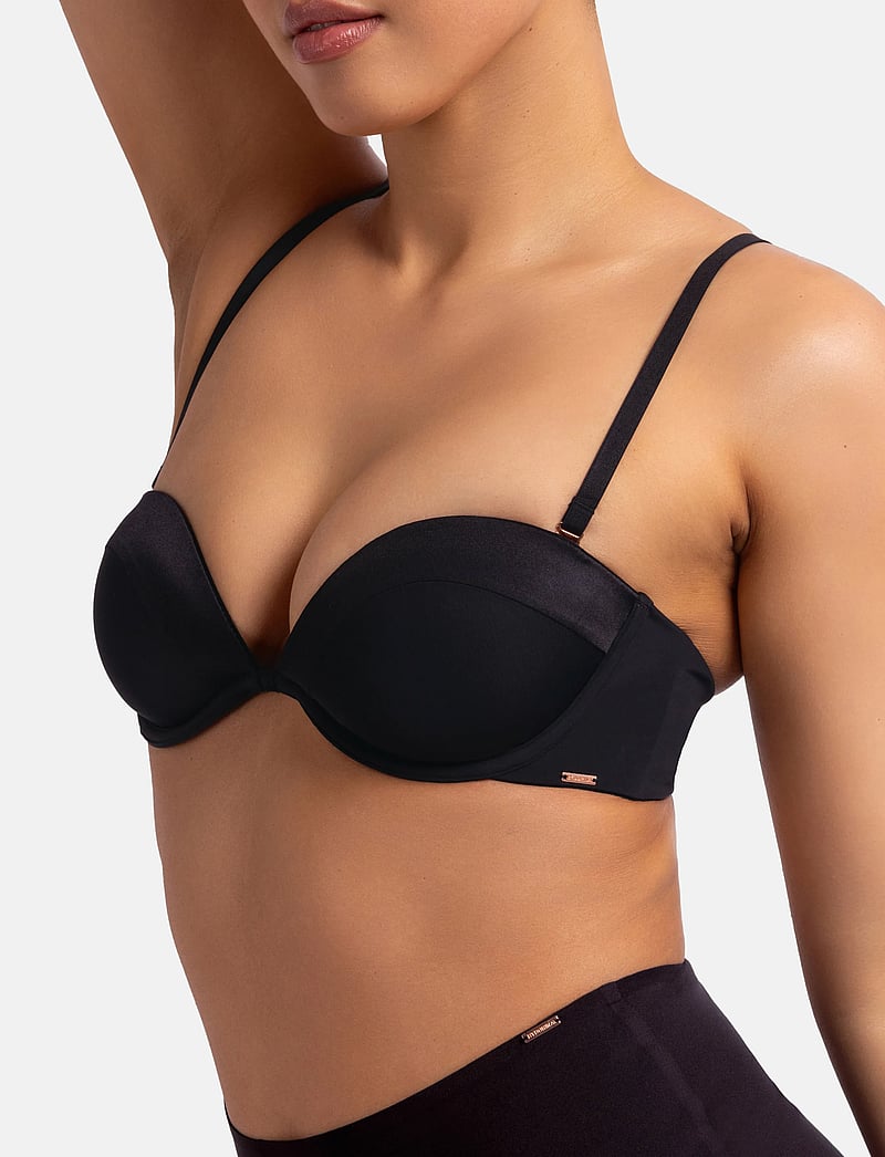 Dorina - ESSENSUAL BANDEAU - wired bras - black - 5