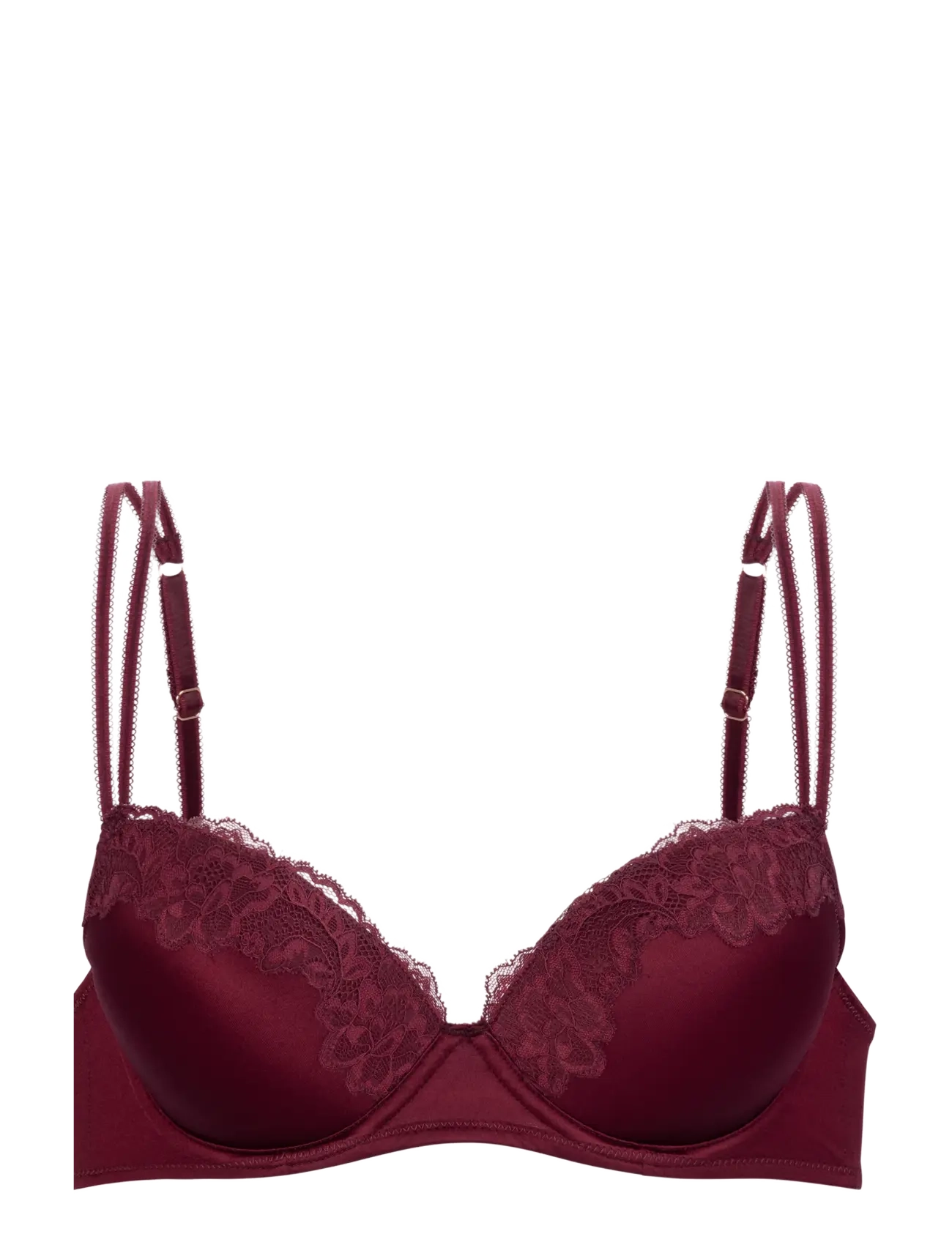 Dorina Origins Shiny Microf Balcony - Undertøj - RED / red