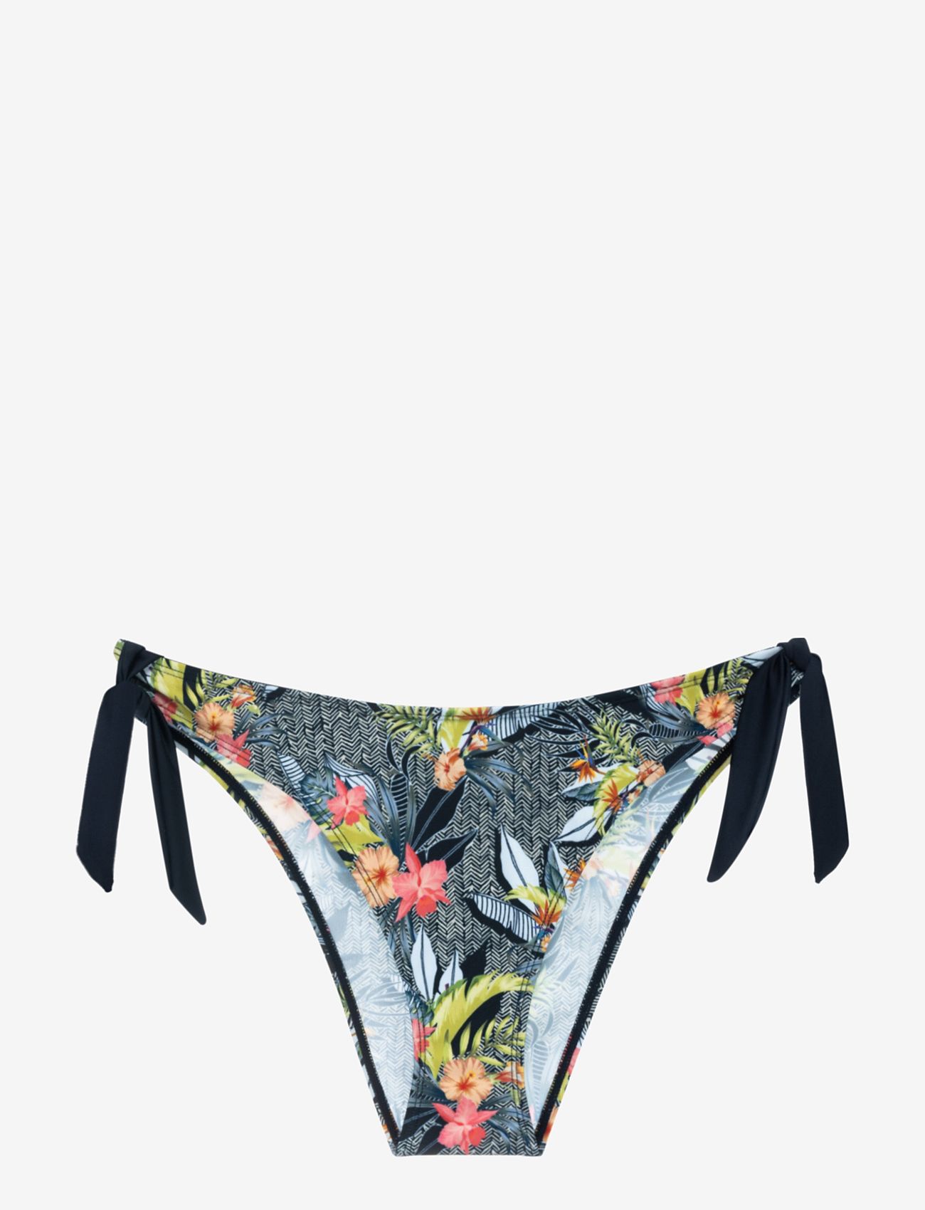 Dorina - ANAMUYA BRIEF - bikinis mit seitenbändern - black print - 1