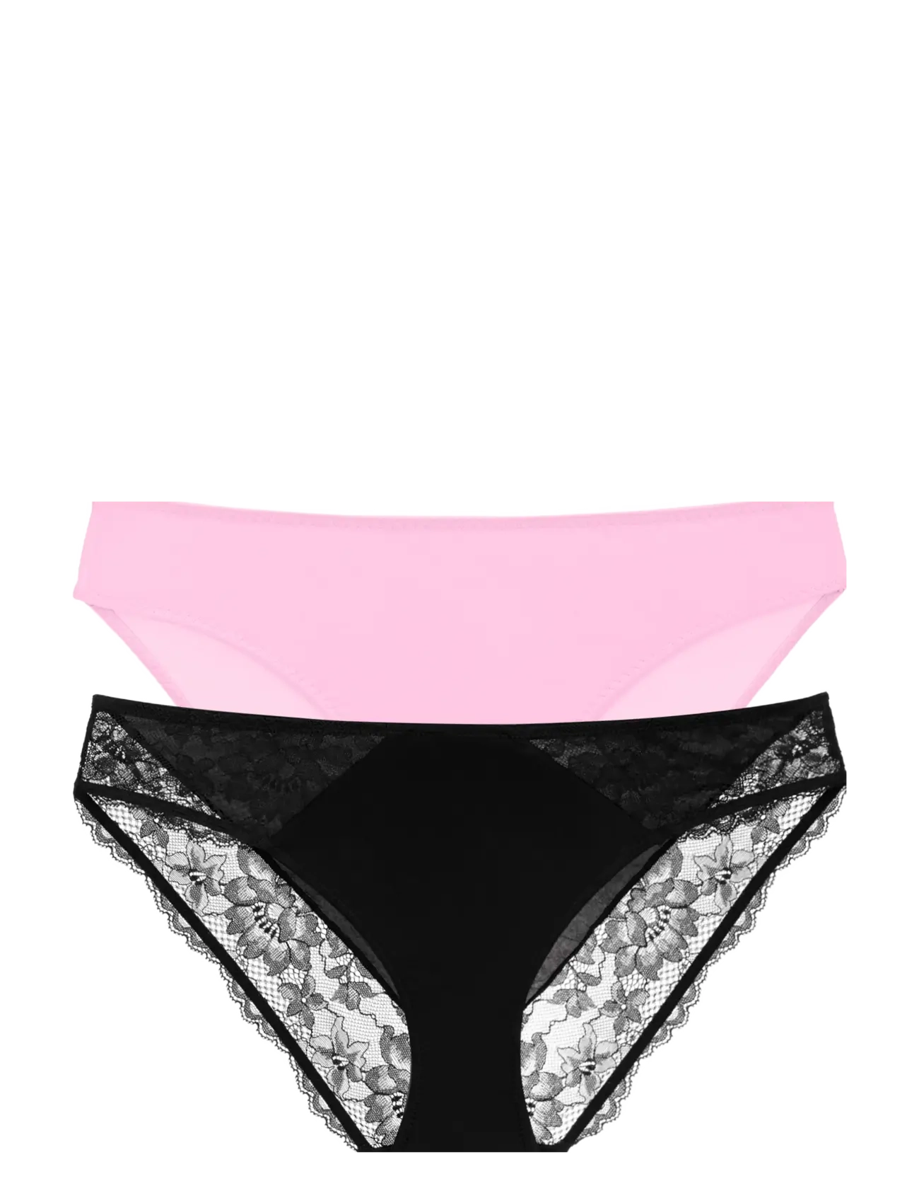 Dorina - WILLA BRIEF - black/pink - 1