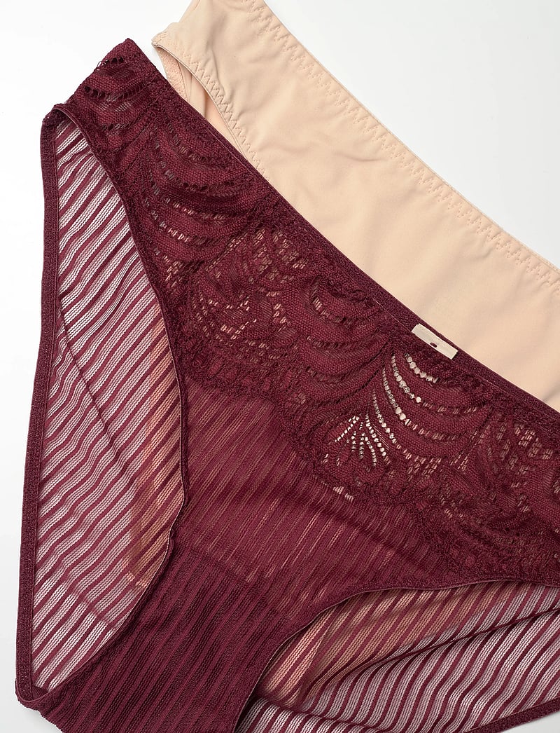 Dorina - EMERSYN-2PP BRIEF - briefs - red/beige - 2