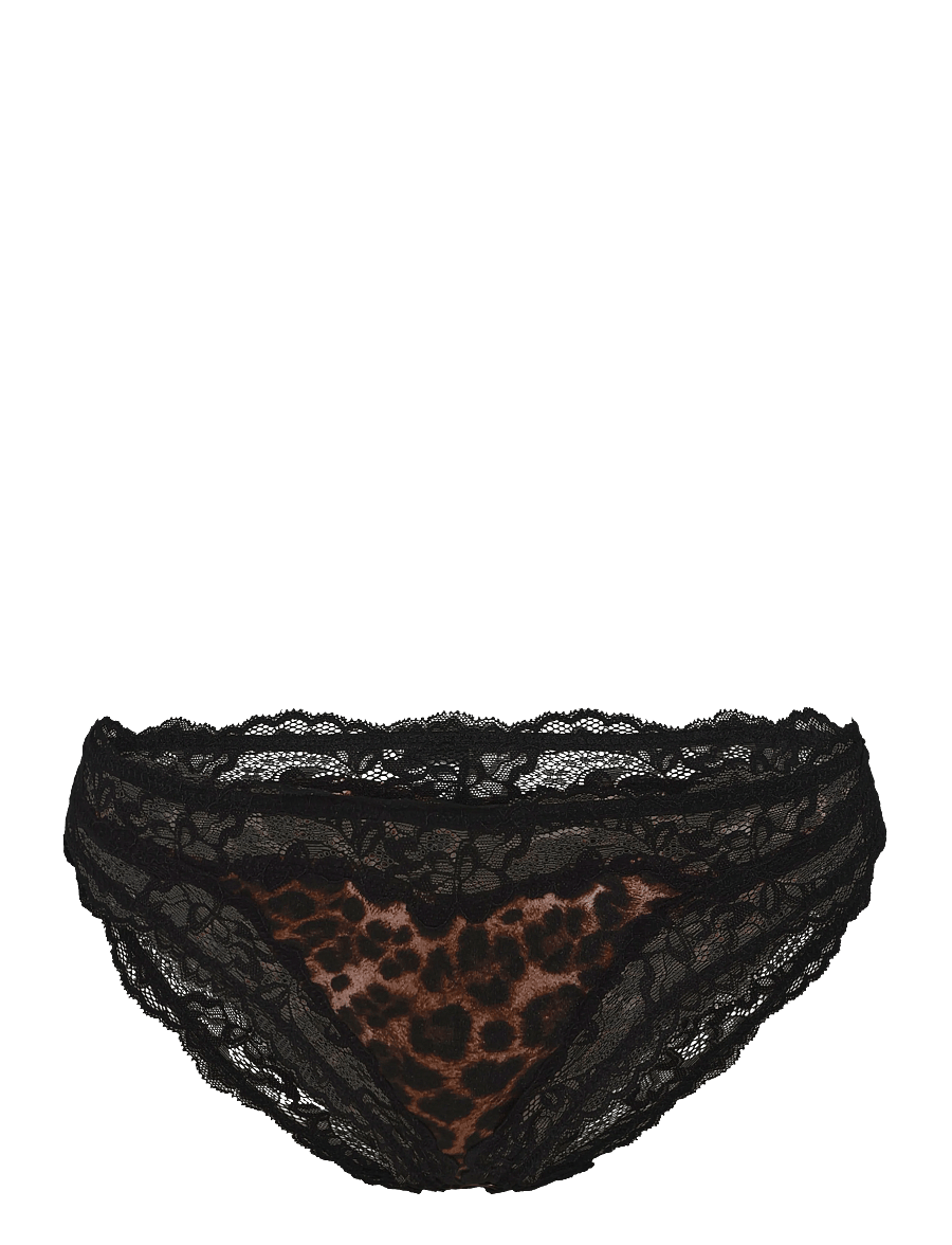 Dorina - ORIGINS SHINY MICRO BRIEF - briefs - black print - 1
