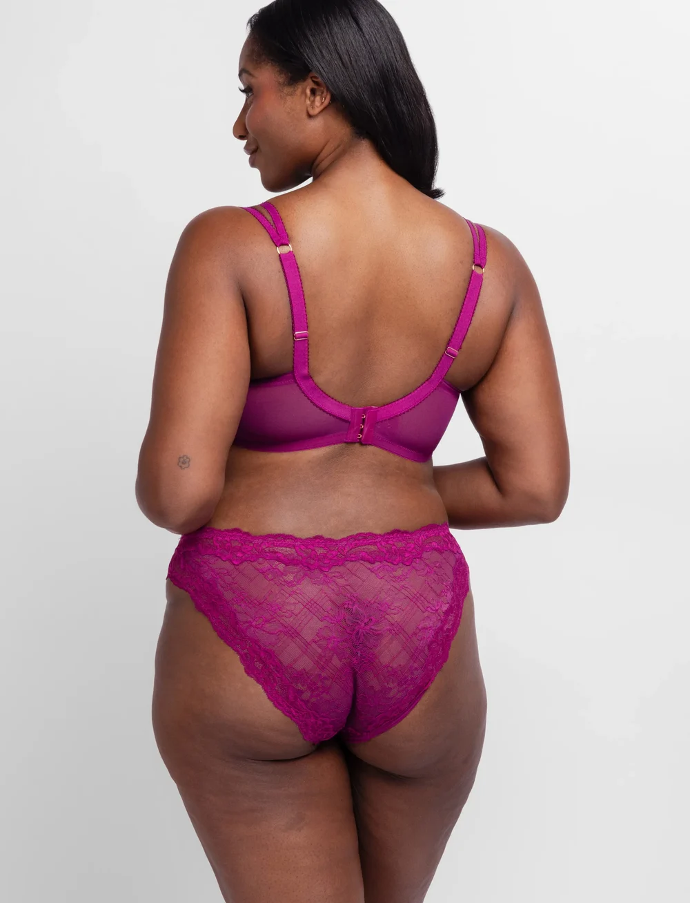 Dorina - ORIGINS LACE BRIEF - briefs - fuchsia - 4