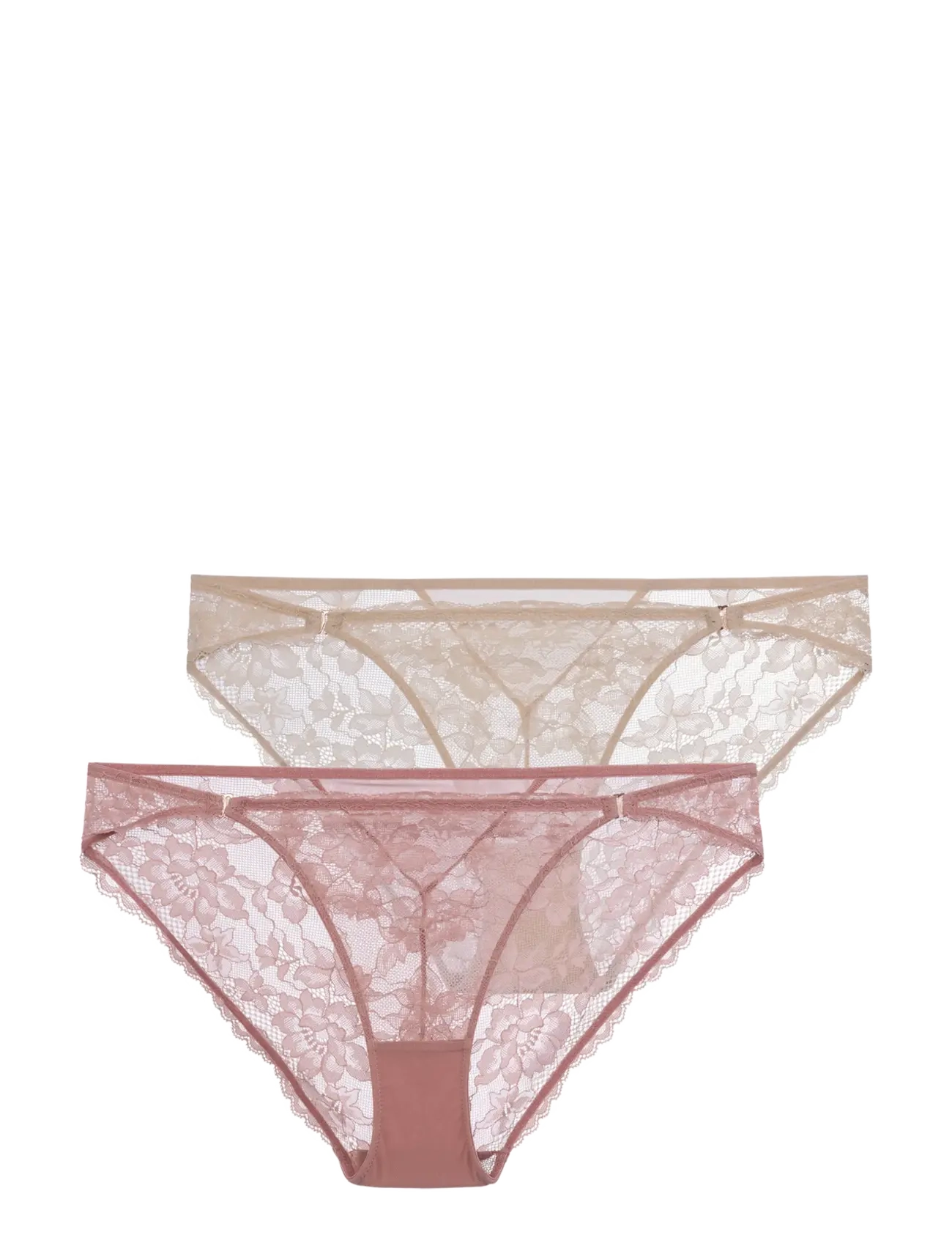 Dorina EMORY LACE 2PP BRIEF - Unterwäsche - PINK/BEIGE / multi