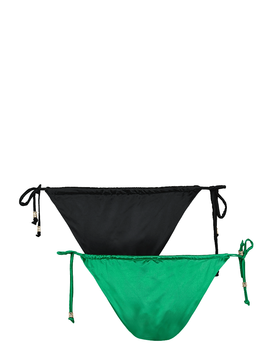 Dorina - Amnesia 2pp BRIEF - küljelt seotavad bikiinid - green/black - 1