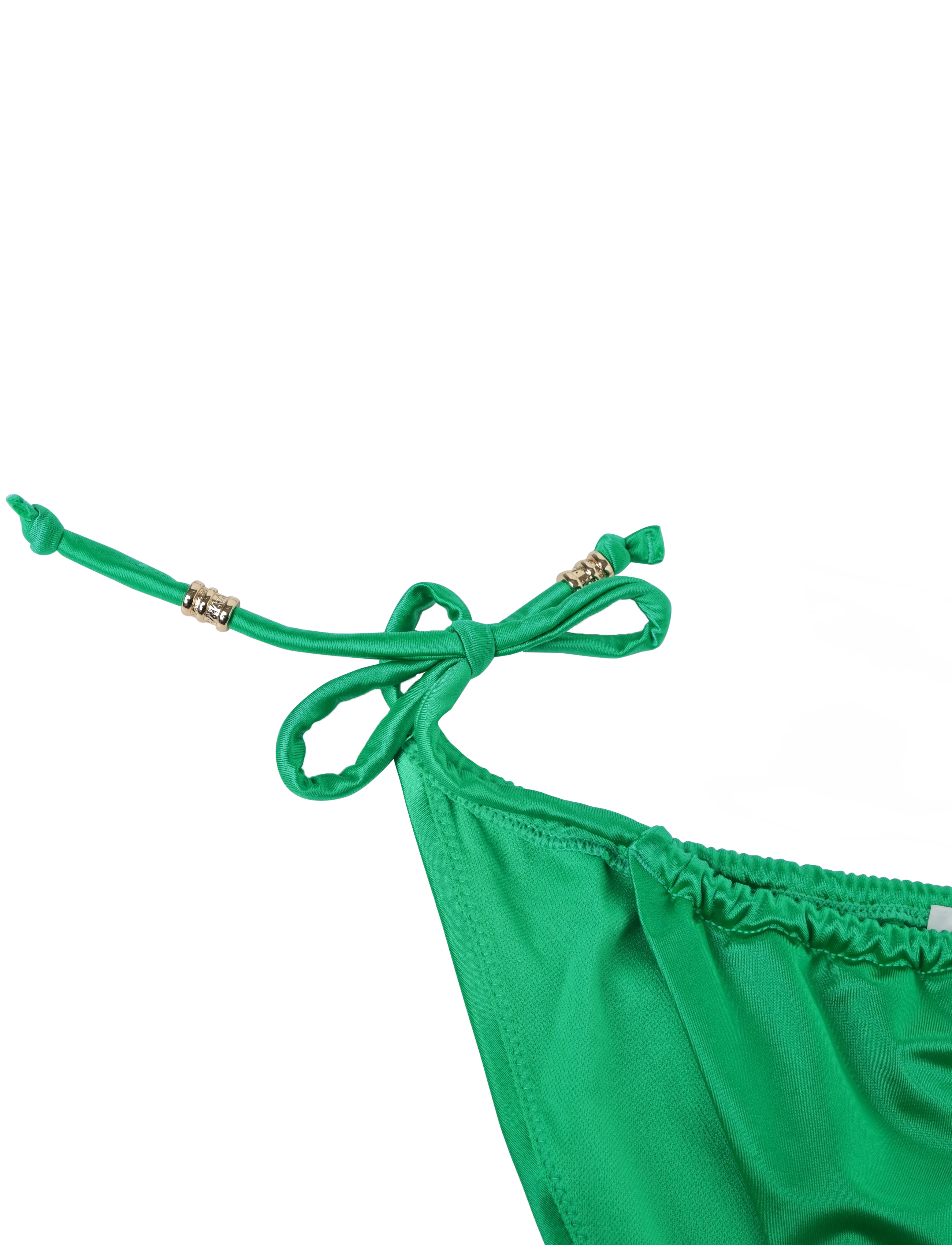 Dorina - Amnesia 2pp BRIEF - küljelt seotavad bikiinid - green/black - 2