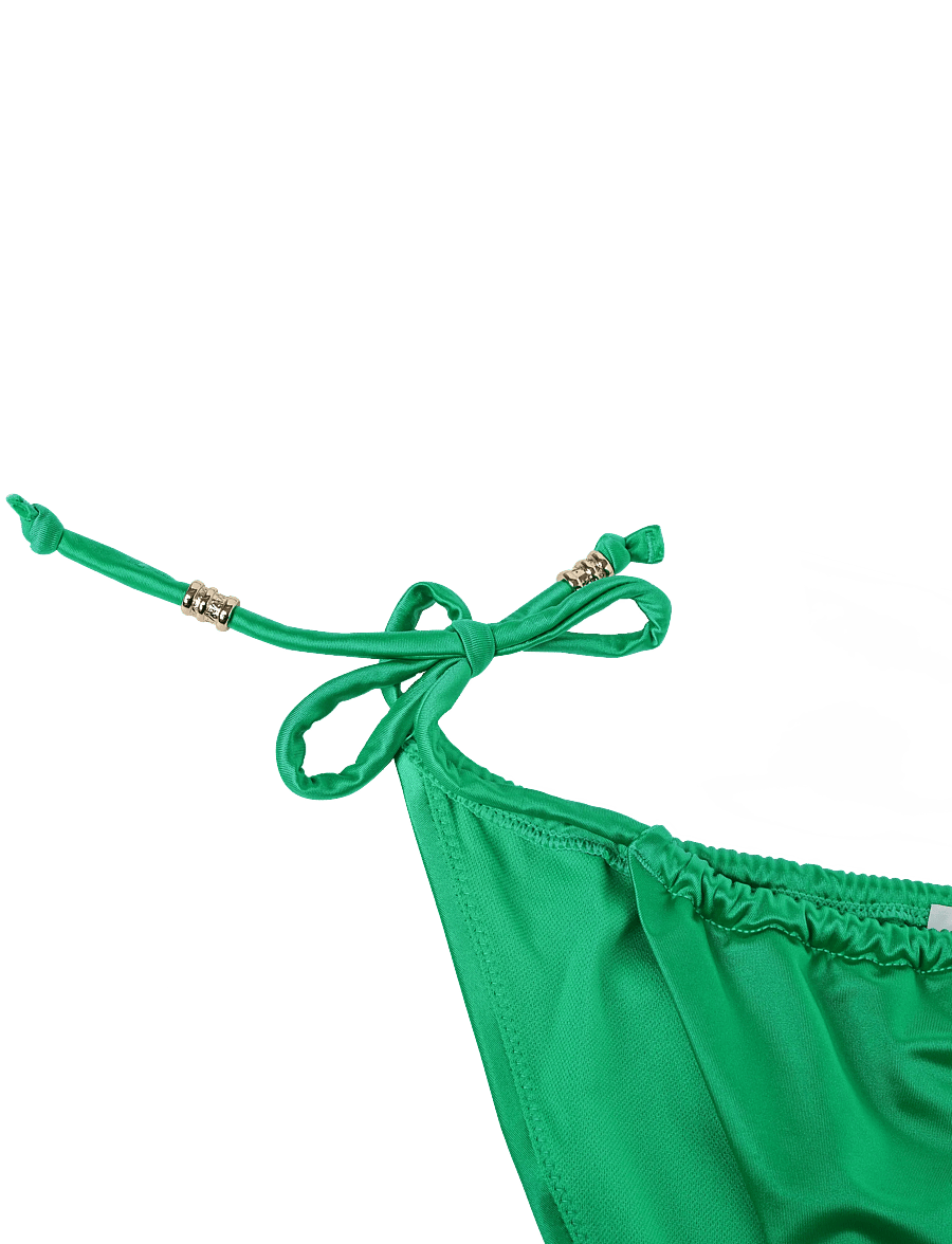 Dorina - Amnesia 2pp BRIEF - küljelt seotavad bikiinid - green/black - 2