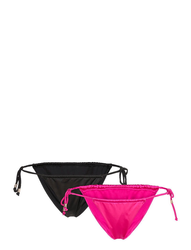 Dorina - AMNESIA 2PP BRIEF - side tie bikinier - pink/black - 0