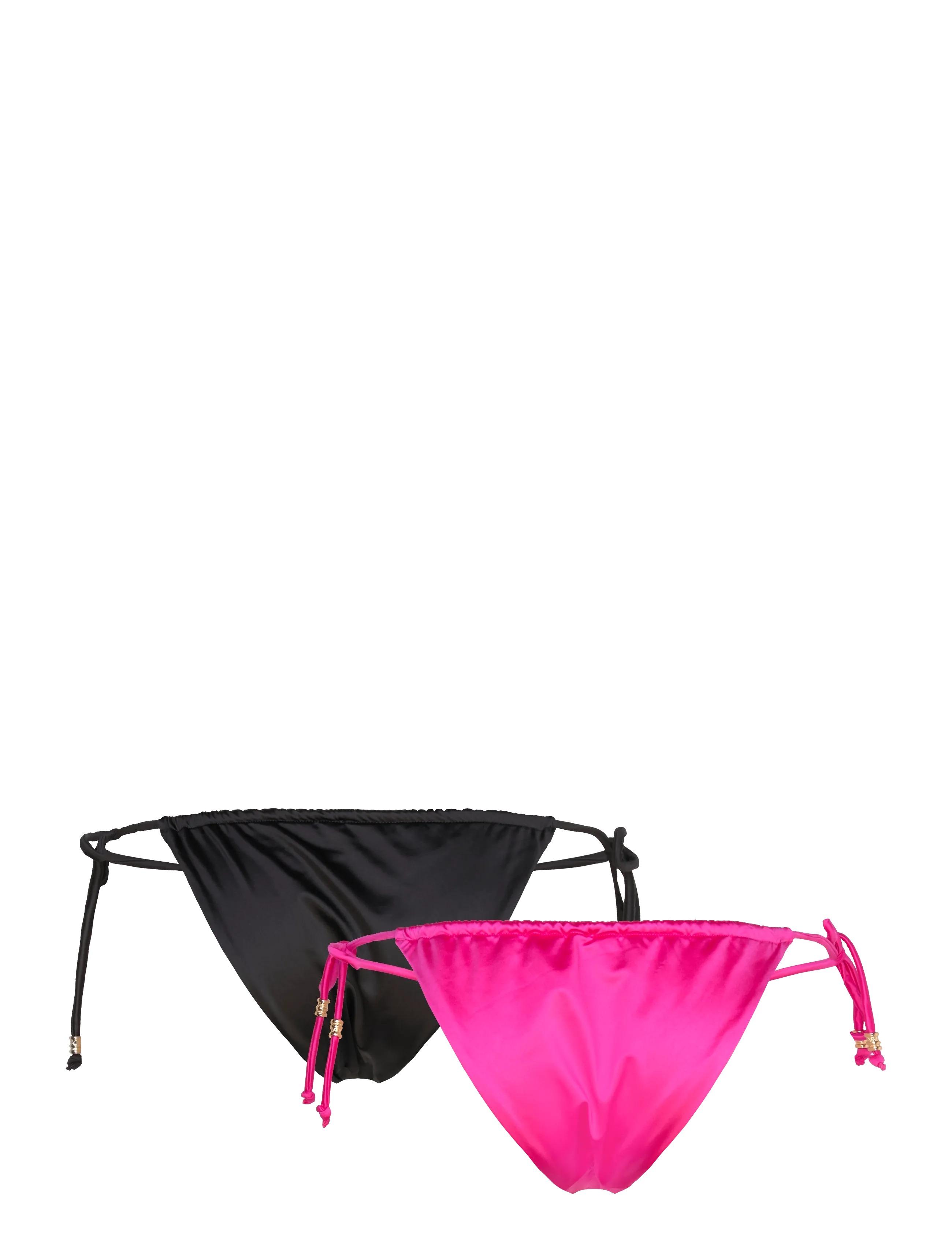 Dorina - AMNESIA 2PP BRIEF - side tie bikinier - pink/black - 1