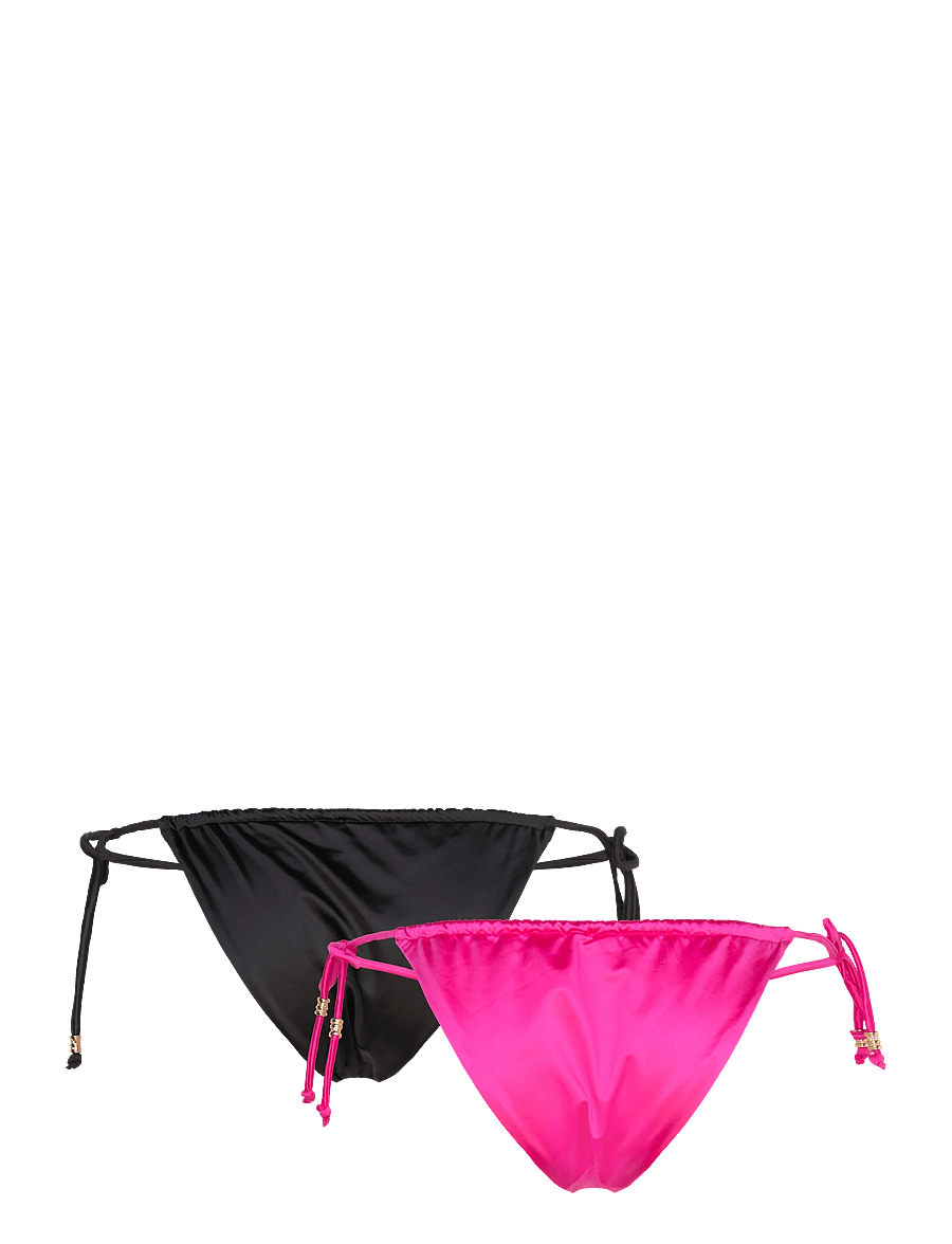 Dorina - AMNESIA 2PP BRIEF - side tie bikinier - pink/black - 1