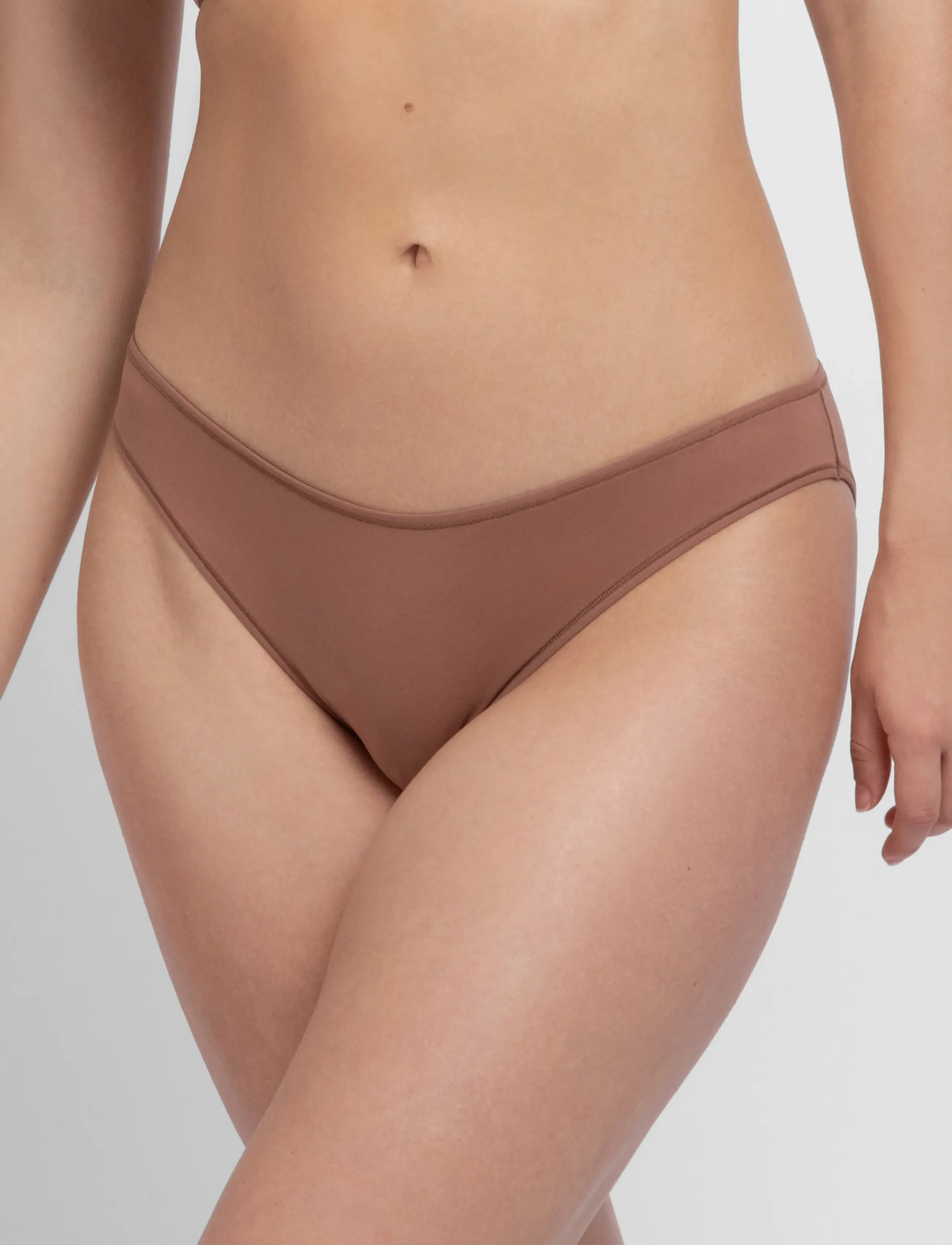 Dorina Noa Brief, One Size, Brown, Trusser > Trusser, Dame