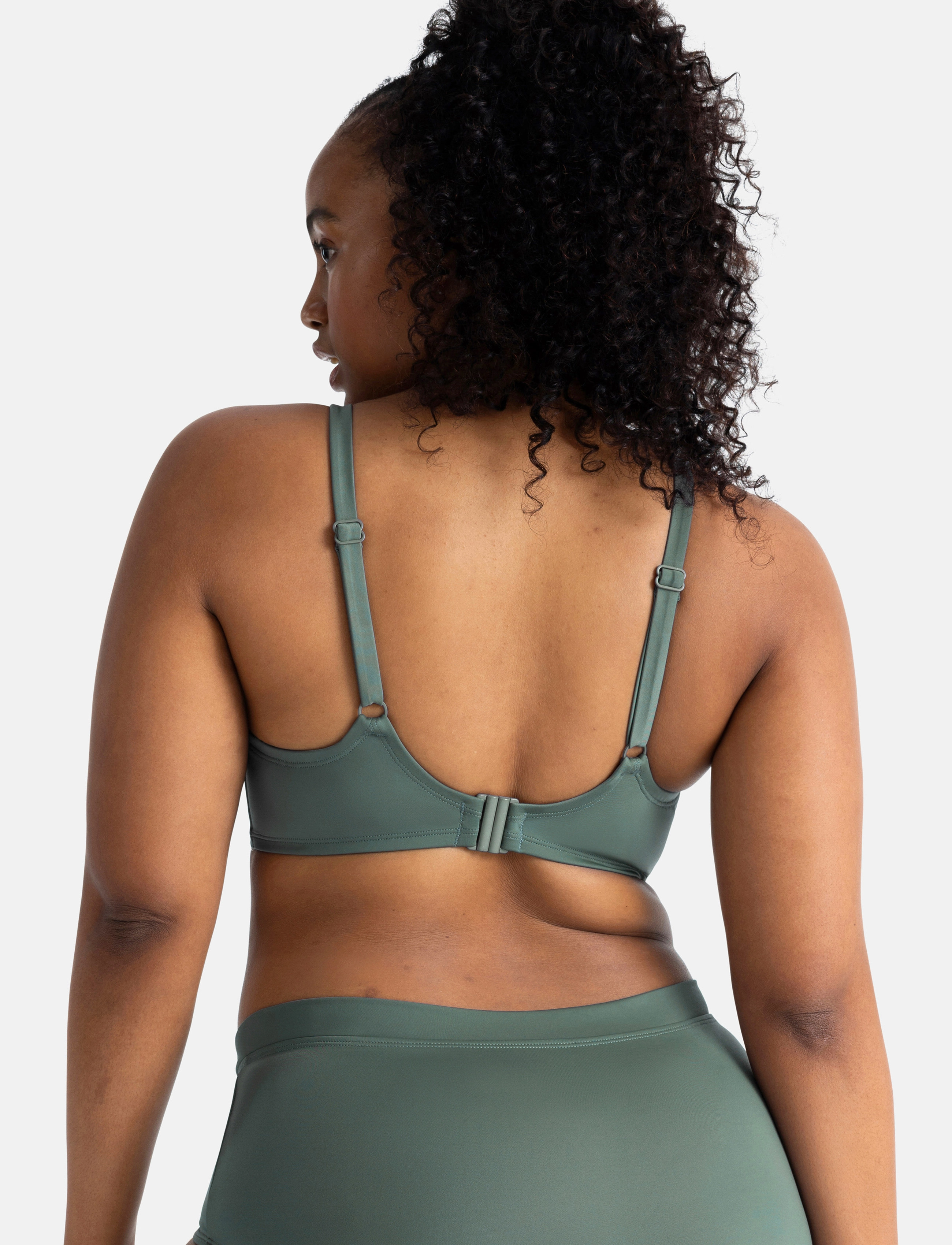 Dorina - ODA BIKINI TOP - vielutėmis sutvirtintos bikinio liemenėlės - green - 2