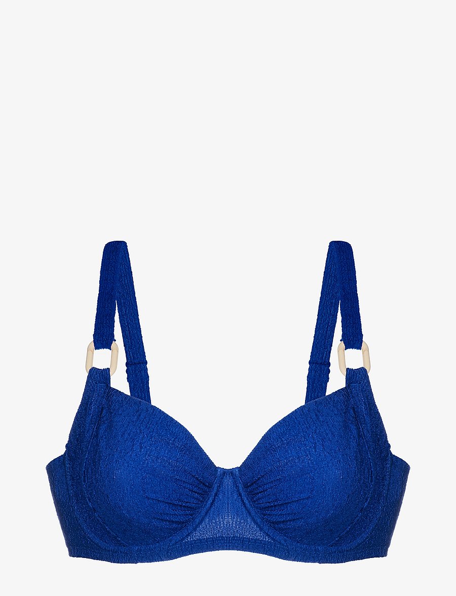 Dorina - MADRAS BIKINI TOP - kaarituelliset bikinit - blue - 1