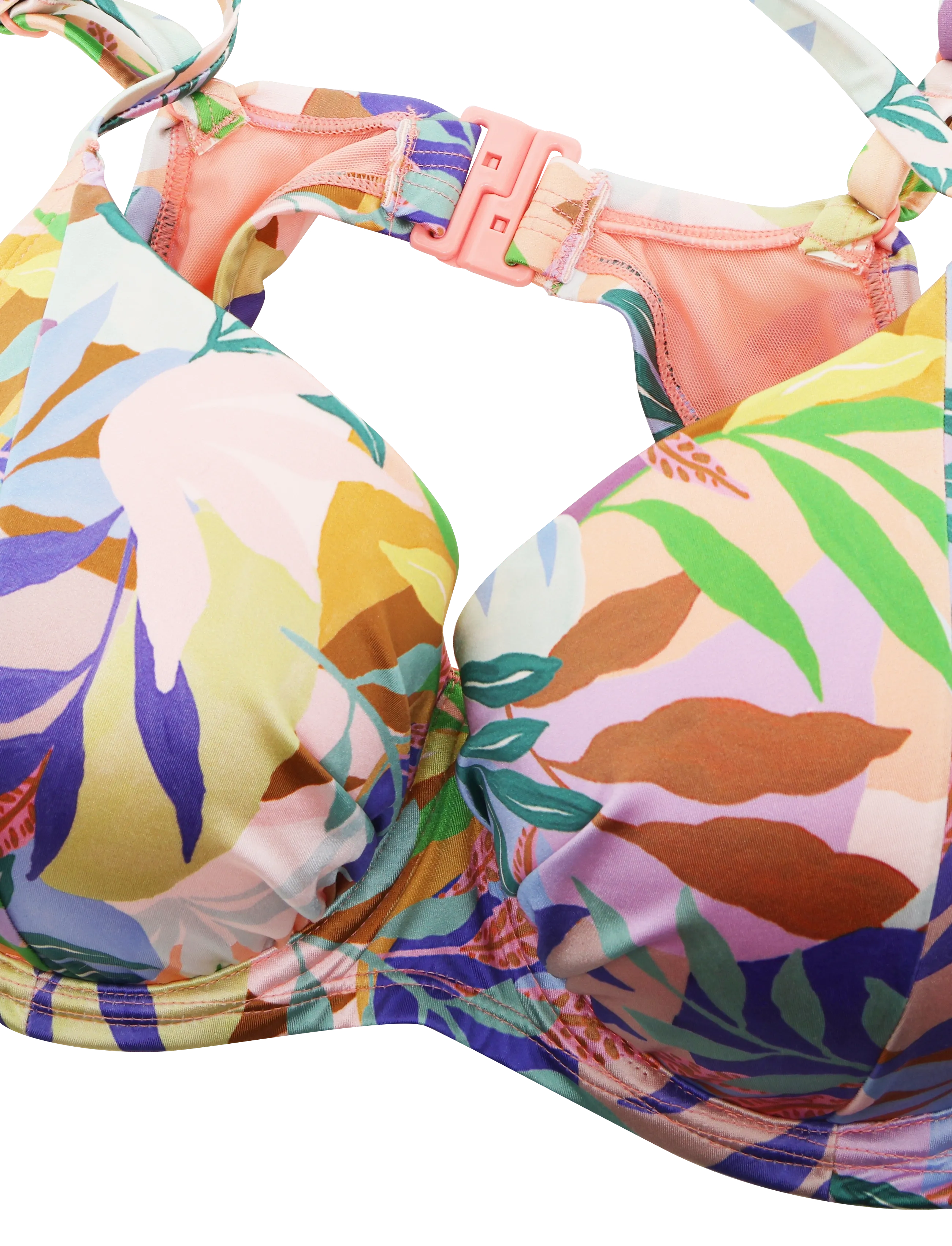 Dorina - Bahia BIKINI_TOP - push-up bikini - purple print - 2