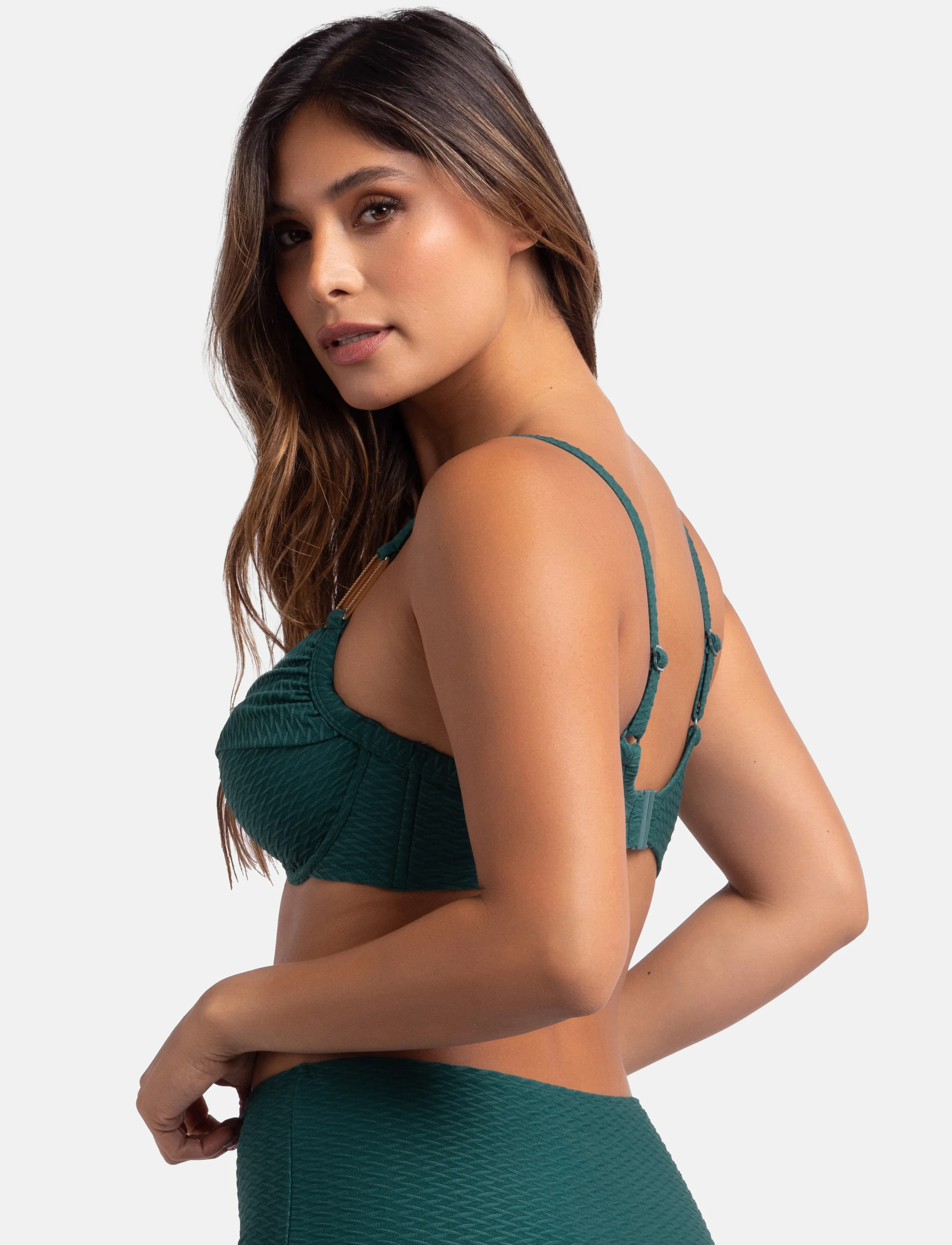 Dorina - BATI BIKINI TOP - green - 2