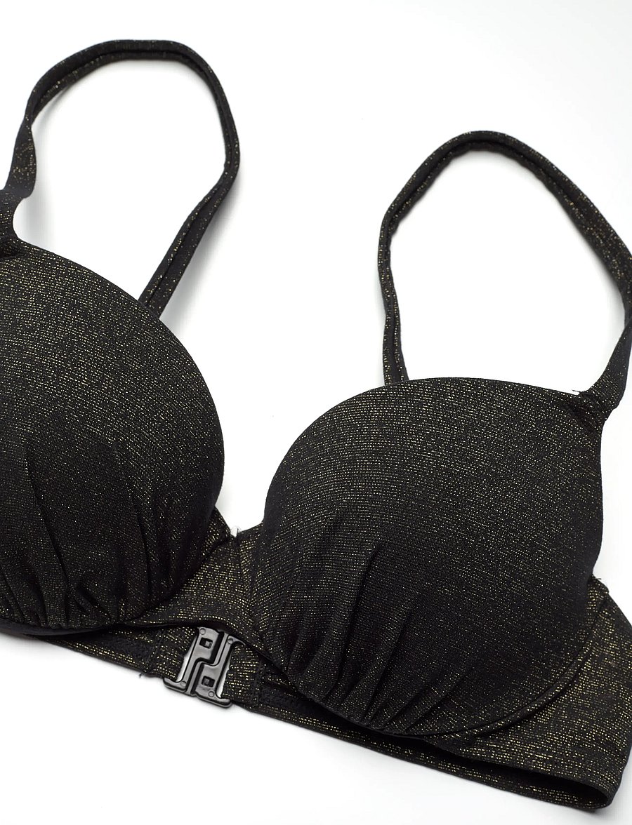 Dorina - MYSTERIO BIKINI TOP - tugikaartega bikiinirinnahoidjad - black - 2