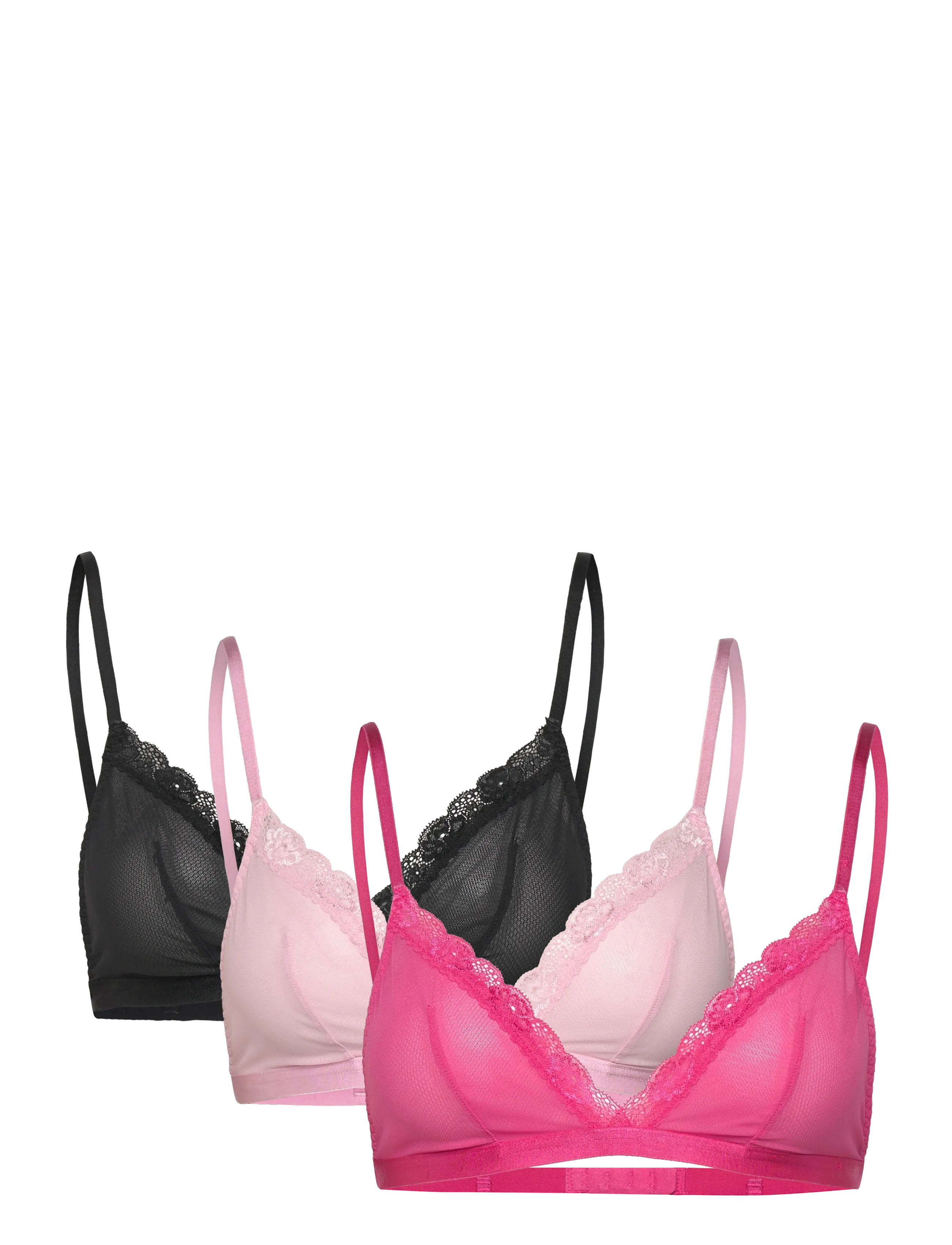 Dorina MISHA-3PP BRALETTE - Dorina - PINK/PINK/BLACK / pink/rose