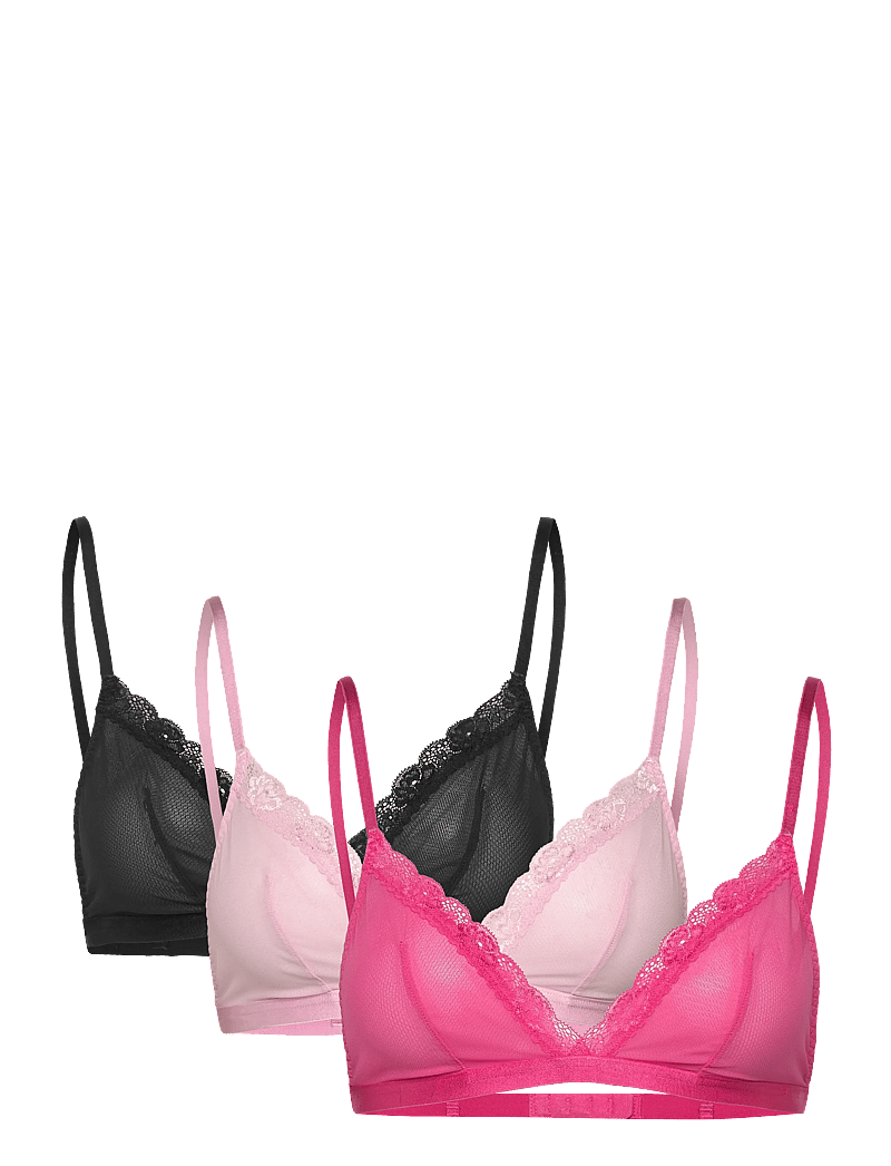 Dorina - MISHA-3PP BRALETTE - bralette - pink/pink/black - 0