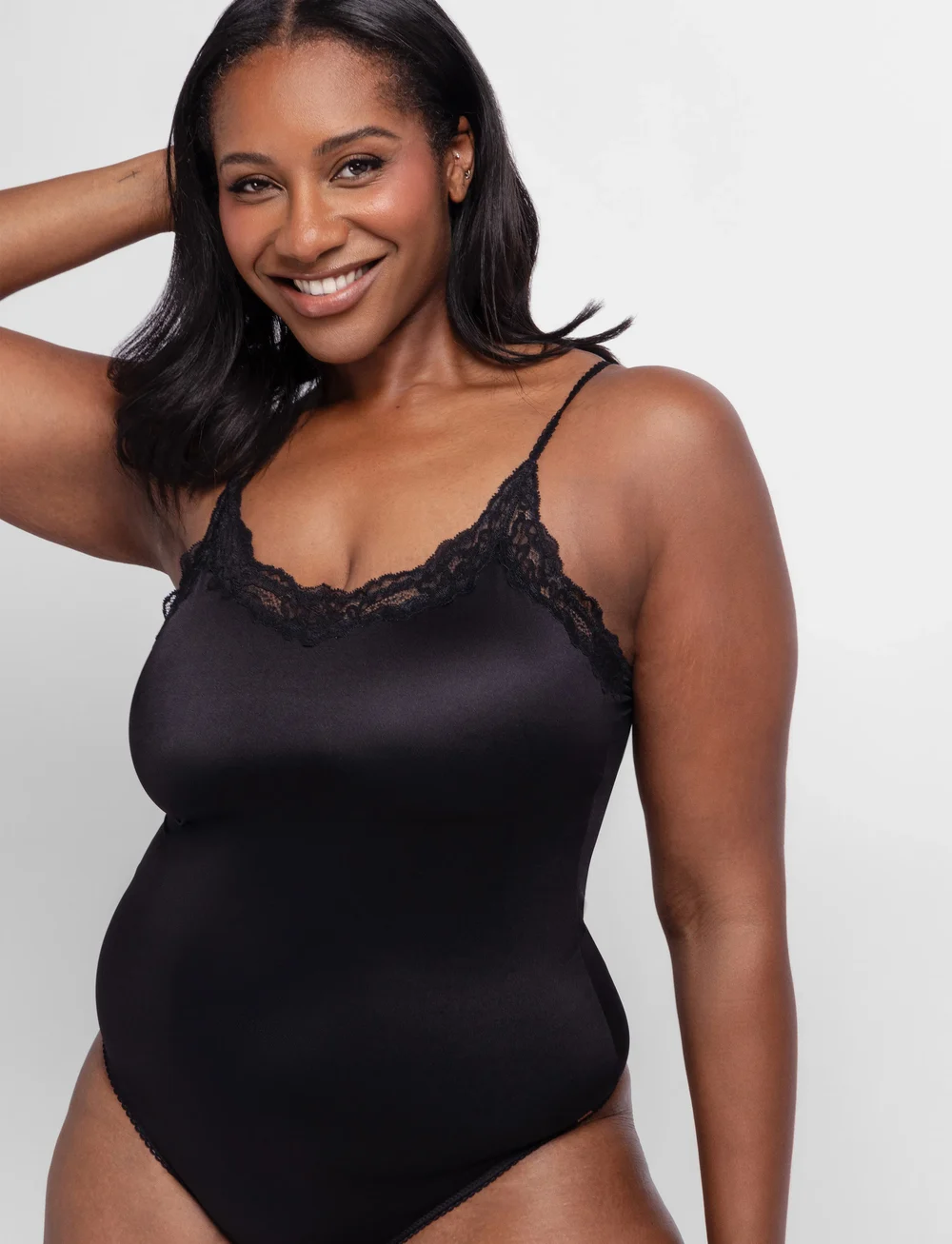 Dorina - ORIGINS-SHINY MICRO BODYSUIT - særlige begivenheder - black - 0