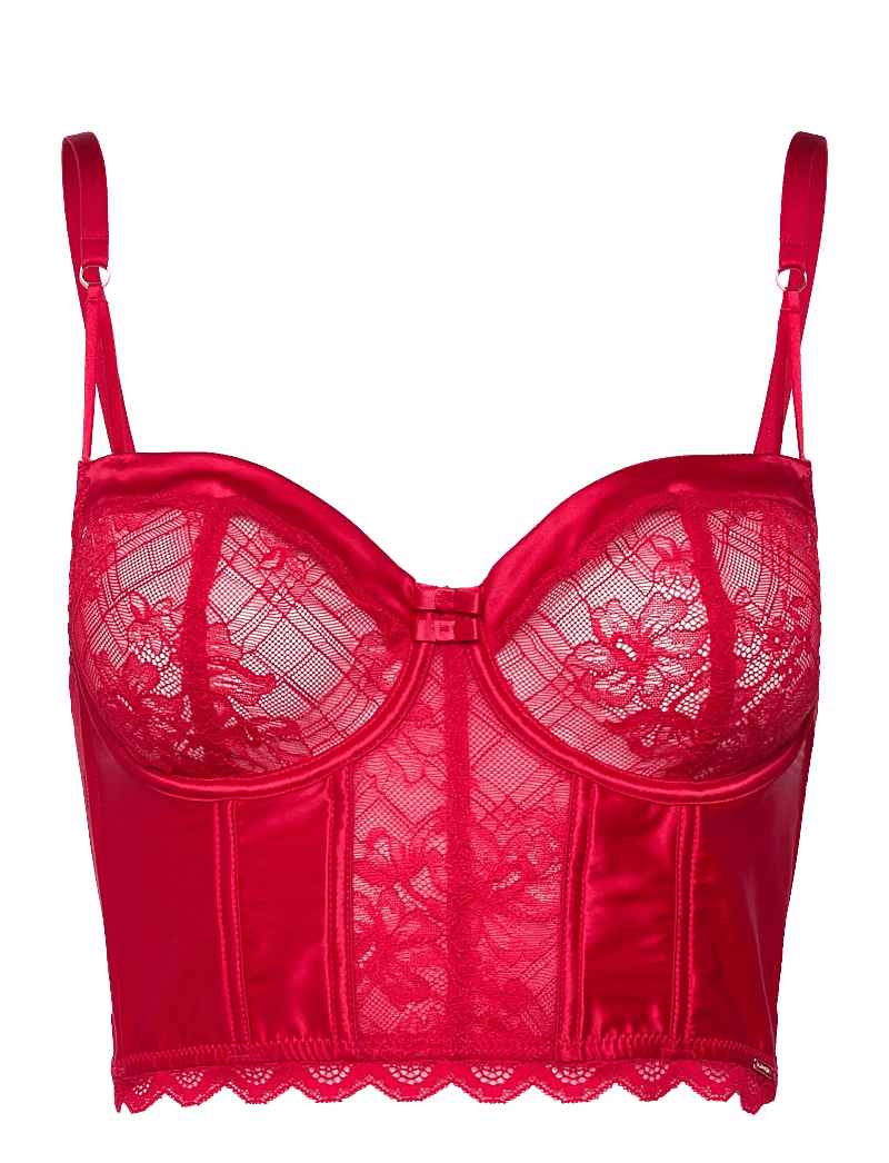 Dorina - HASINA BUSTIER - balconette bras - burgundy - 0