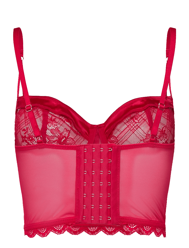 Dorina - HASINA BUSTIER - balconette bras - burgundy - 1