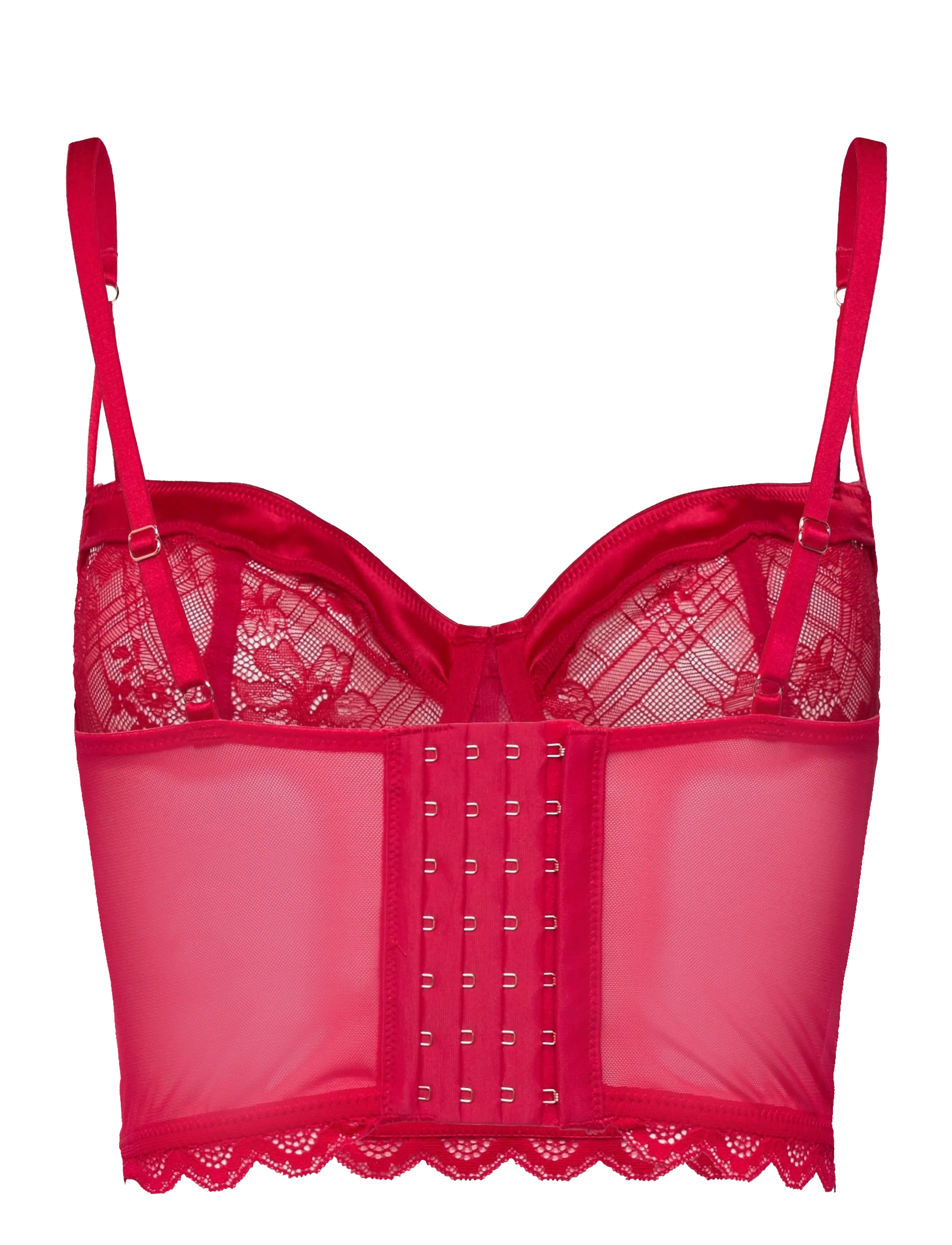 Dorina - HASINA BUSTIER - balconette bras - burgundy - 1