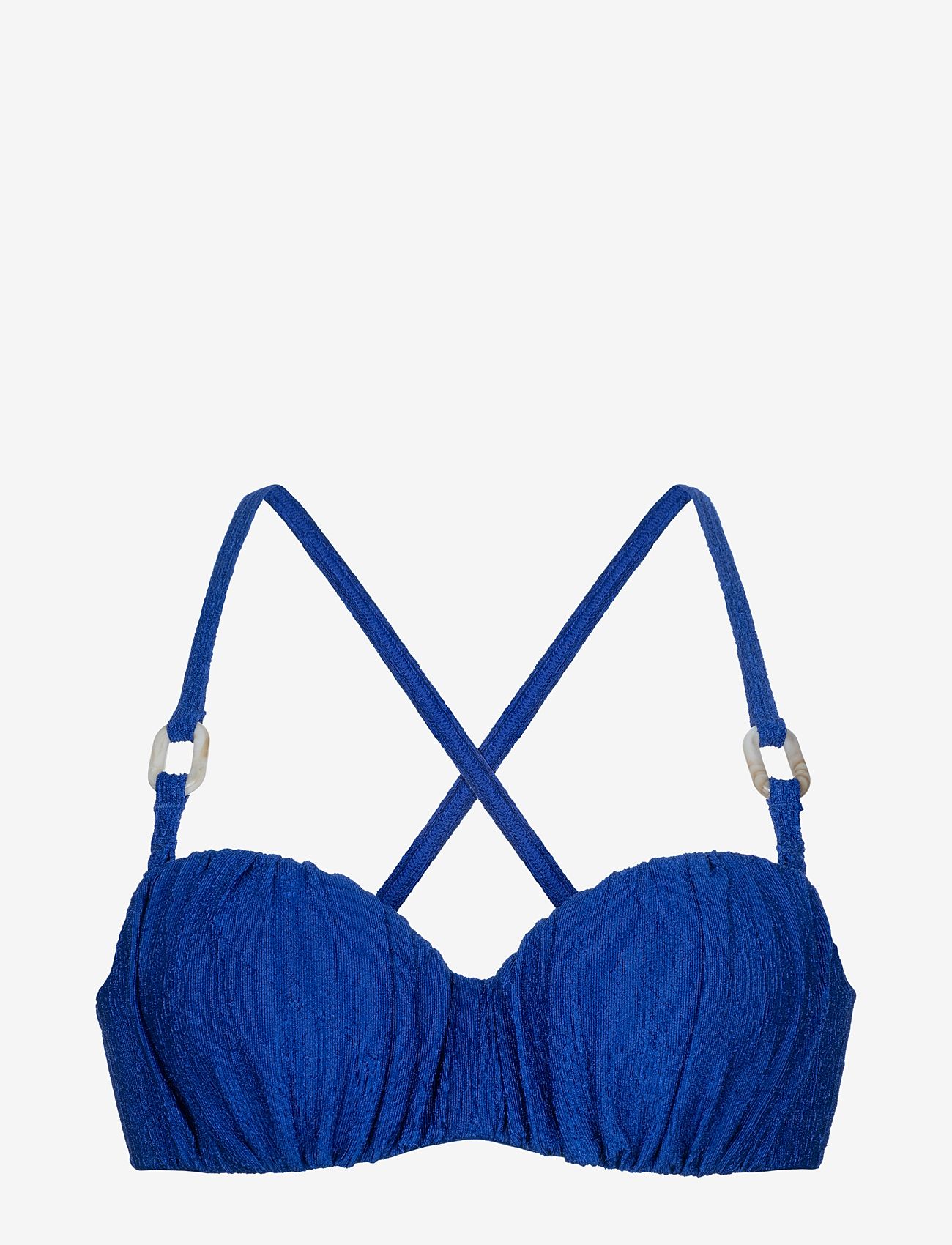 Dorina - MADRAS BANDEAU - bandeau bikini - blue - 1