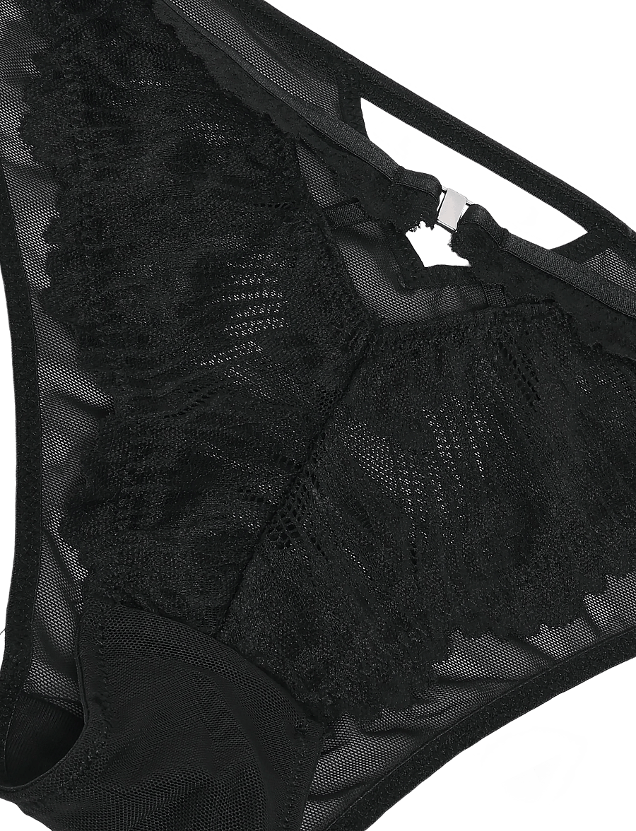Dorina - Ezra BRAZILIAN - brasiilia lõinega aluspüksid - black - 2
