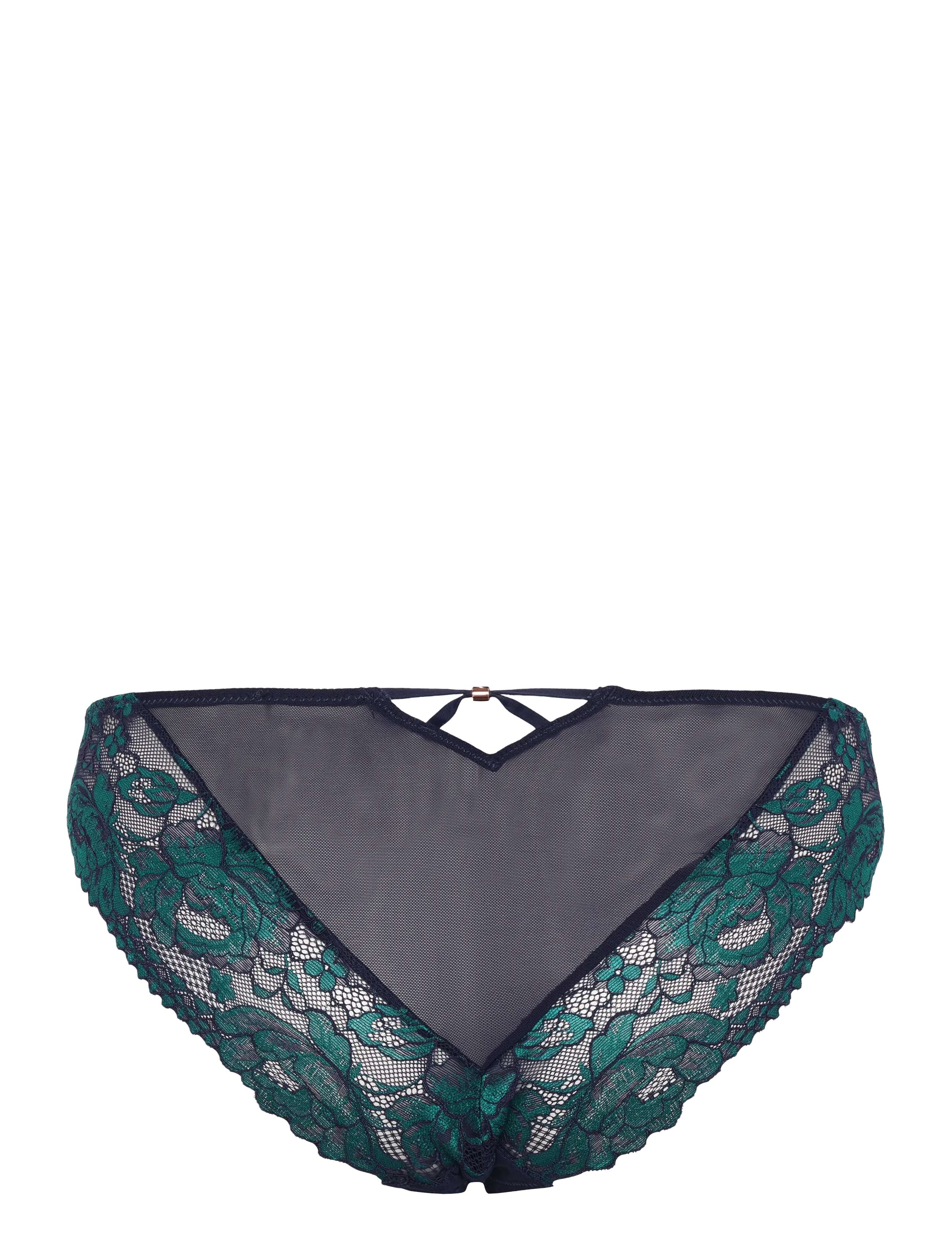 Dorina - Jemma Two Tone Lace Brazilian - brazilian trusser - blue - 2