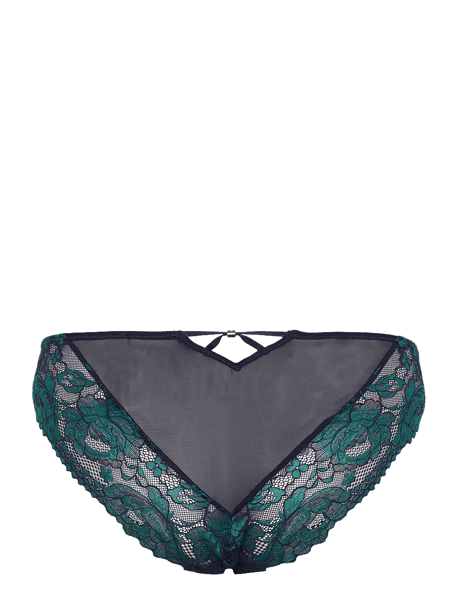 Dorina - Jemma Two Tone Lace Brazilian - brazilian slips - blue - 2