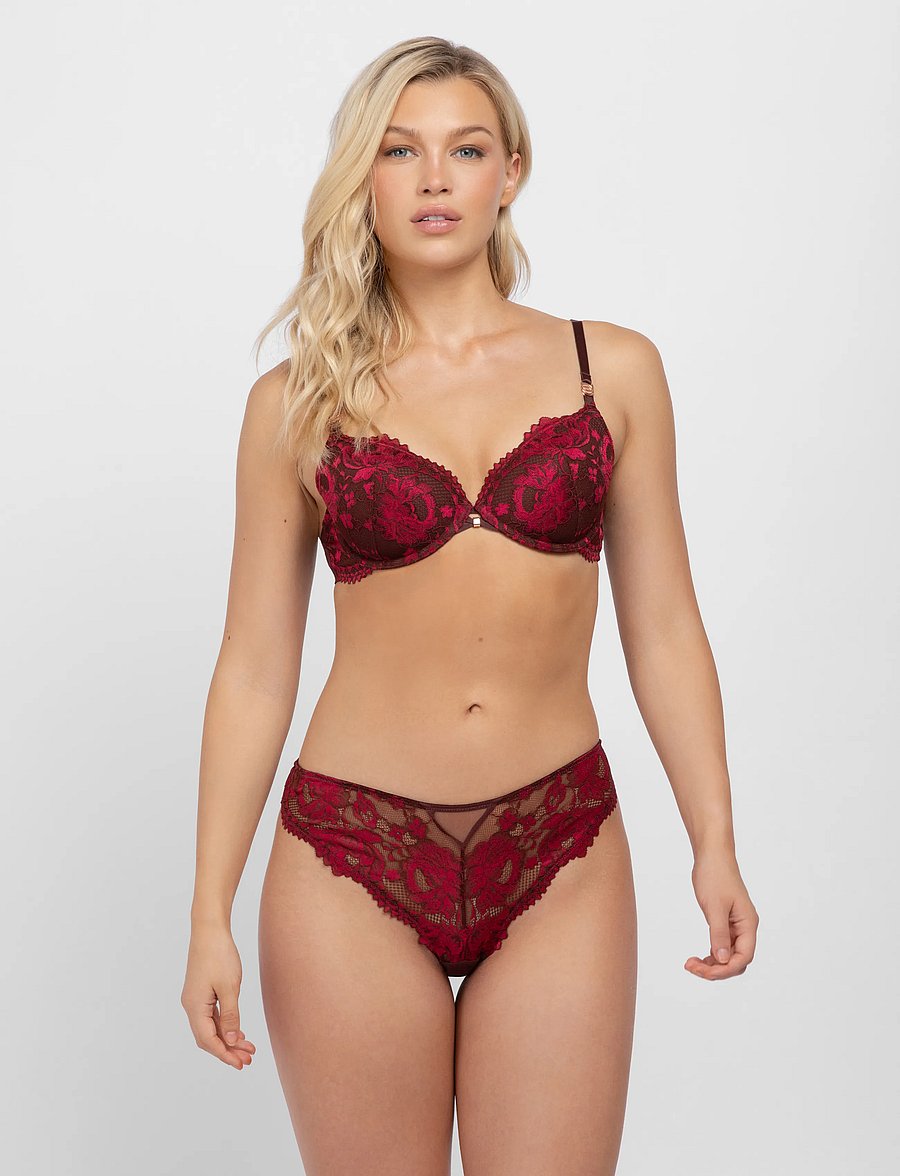 Dorina - Jemma Two Tone Lace Brazilian - pink - 0