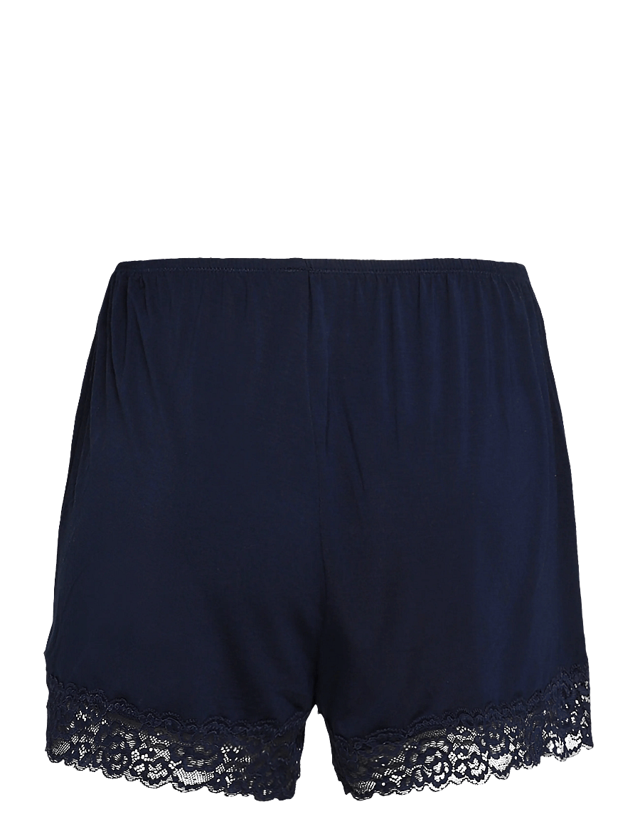 Dorina - Lila Short PJ Set - pyjamas - navy - 3