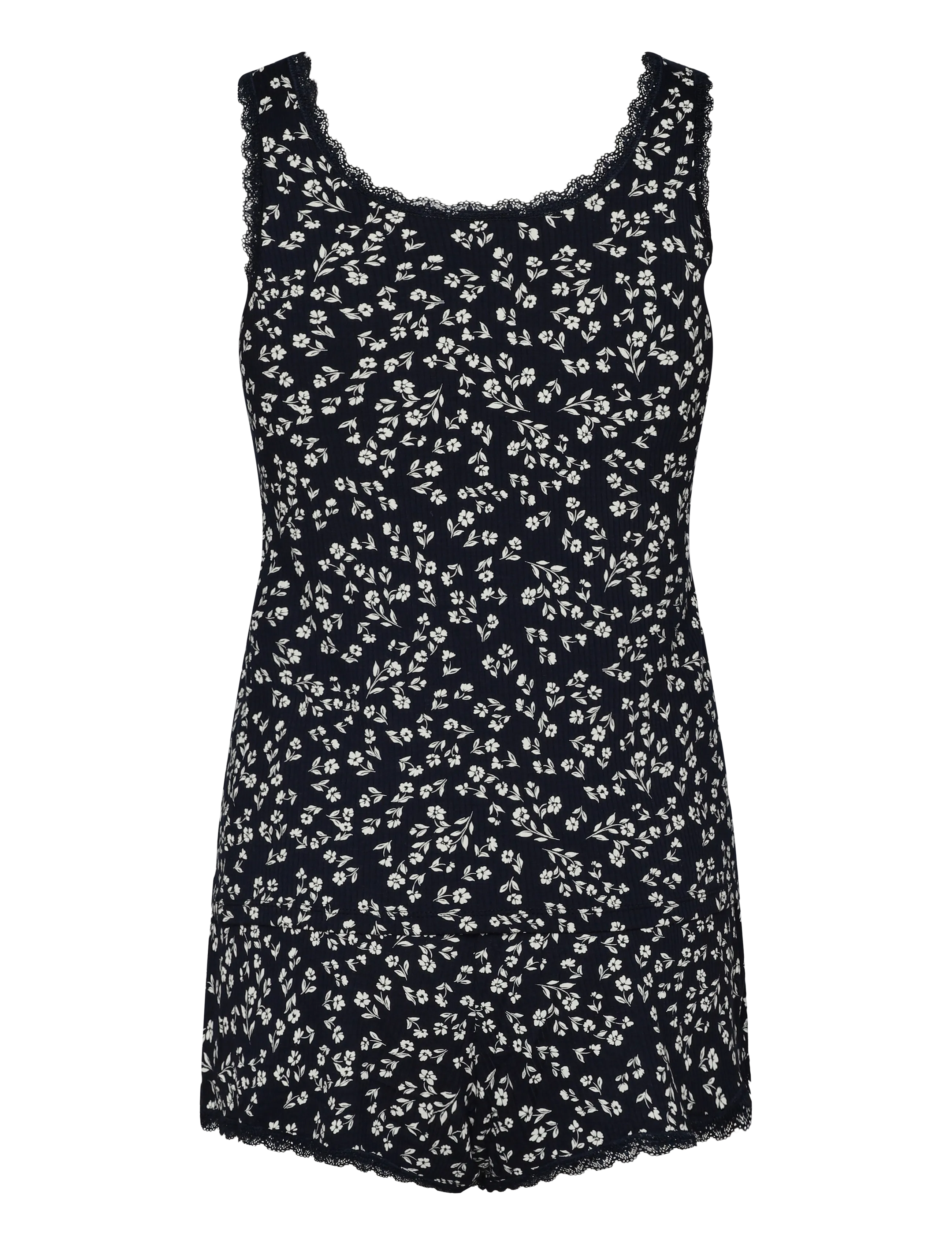 Dorina - Yas Short PJ Set - madalaimad hinnad - navy print - 2
