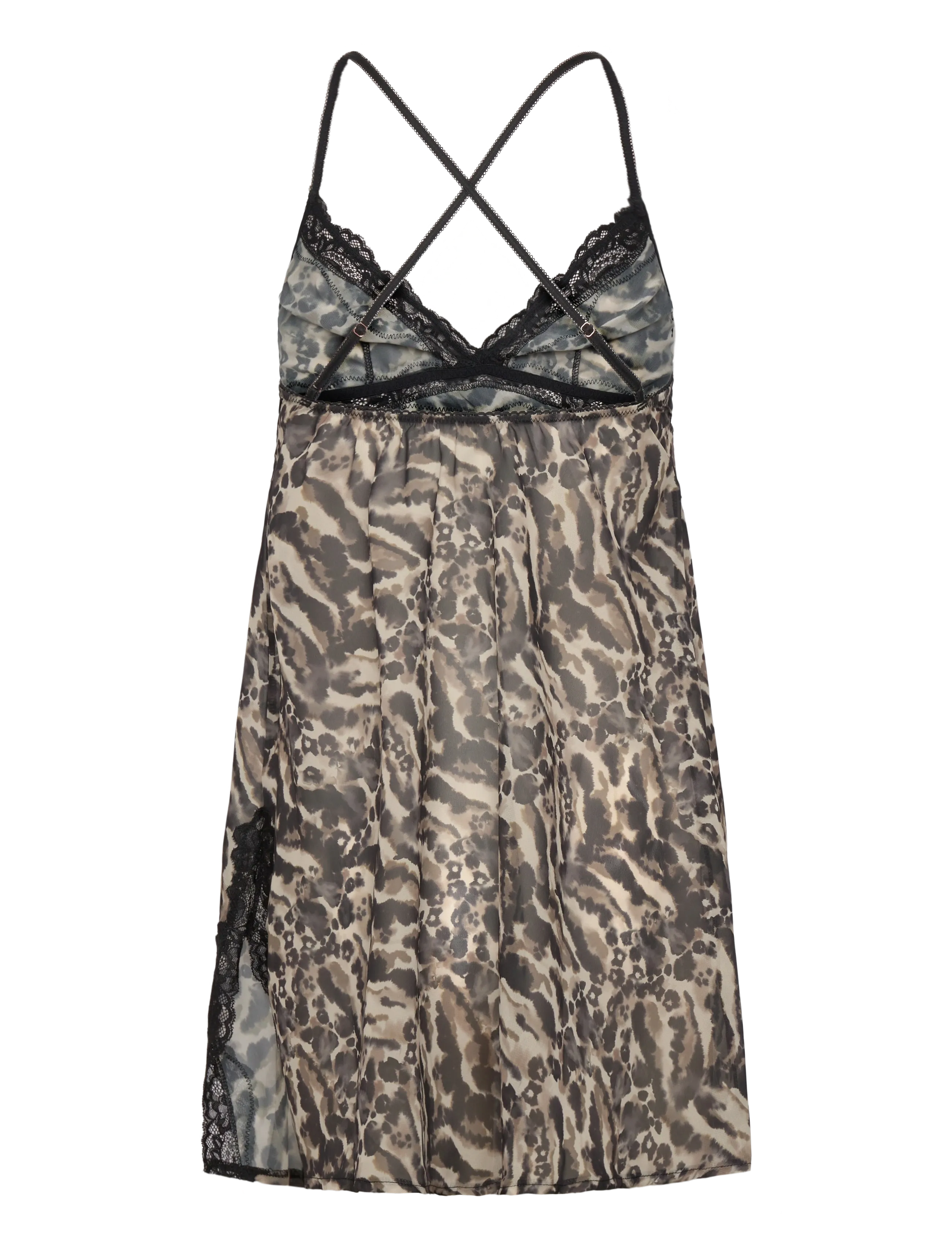 Dorina - ORIGINS-PRINT DRESS - natkjoler - black - 1