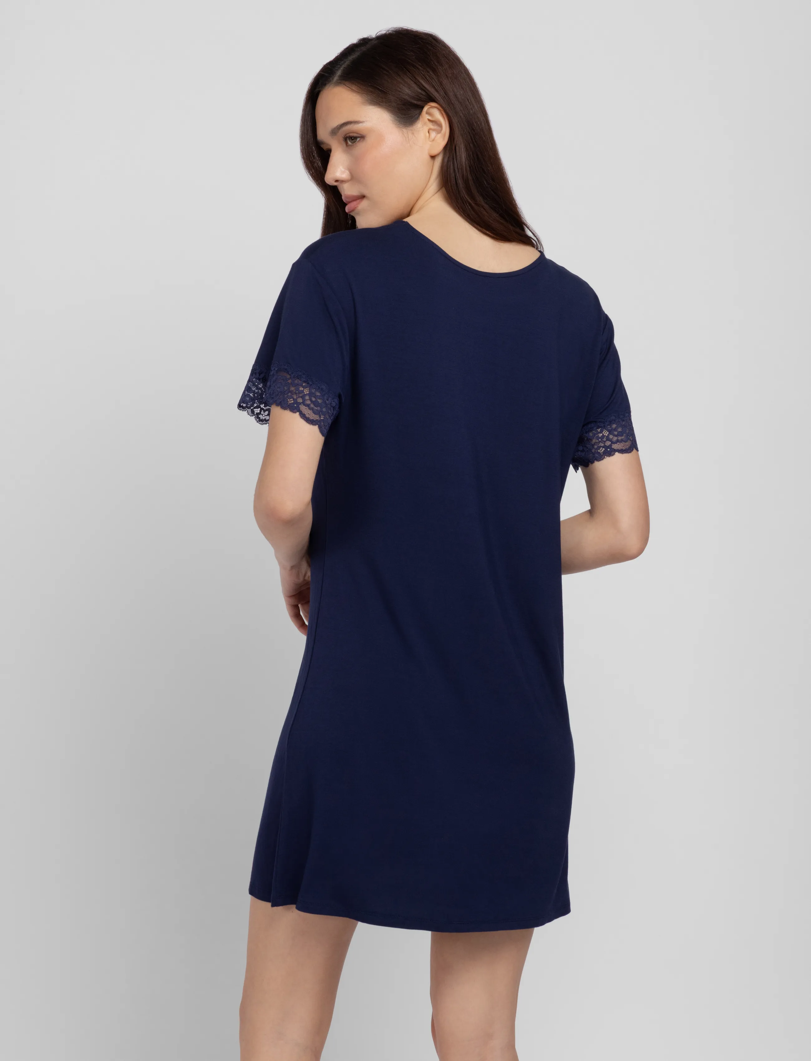 Dorina - Lila DRESS - t-shirtkjoler - ink - 4