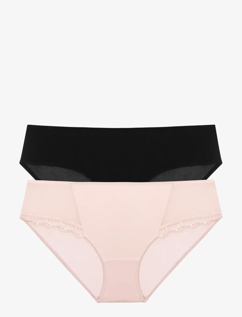 Dorina - JANA-2PP HIPSTER CLASSIC - hipsterid ja bokserid - pink/black - 1