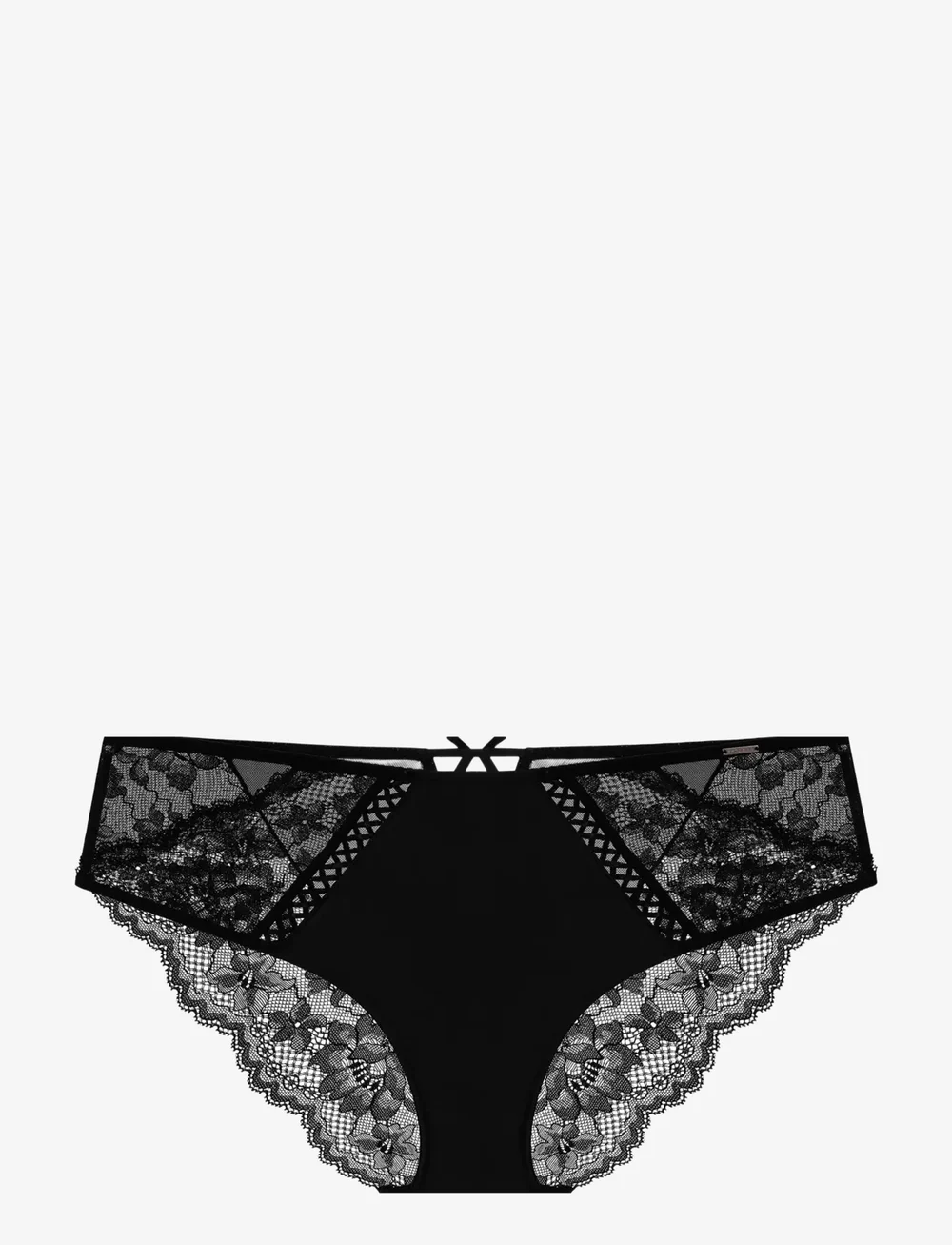 Dorina - LYRA-SATIN HIPSTER CLASSIC - culottes taille basse - black - 1