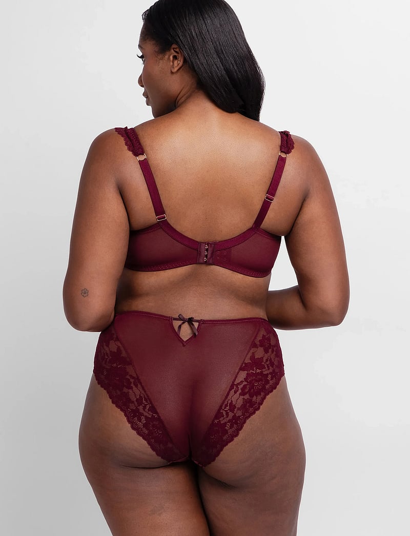 Dorina - LYRA-SATIN HIPSTER CLASSIC - hipsterid ja bokserid - red - 3