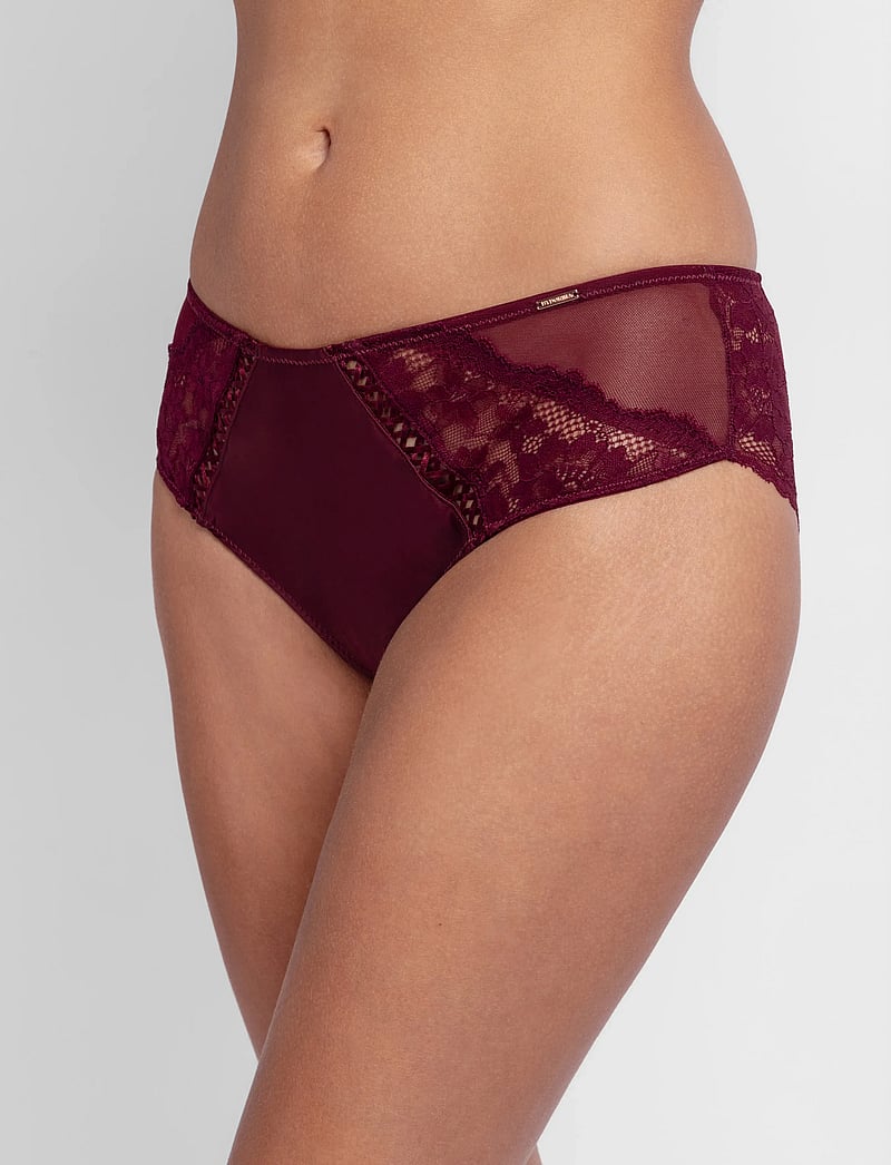 Dorina - LYRA-SATIN HIPSTER CLASSIC - hipsterid ja bokserid - red - 4