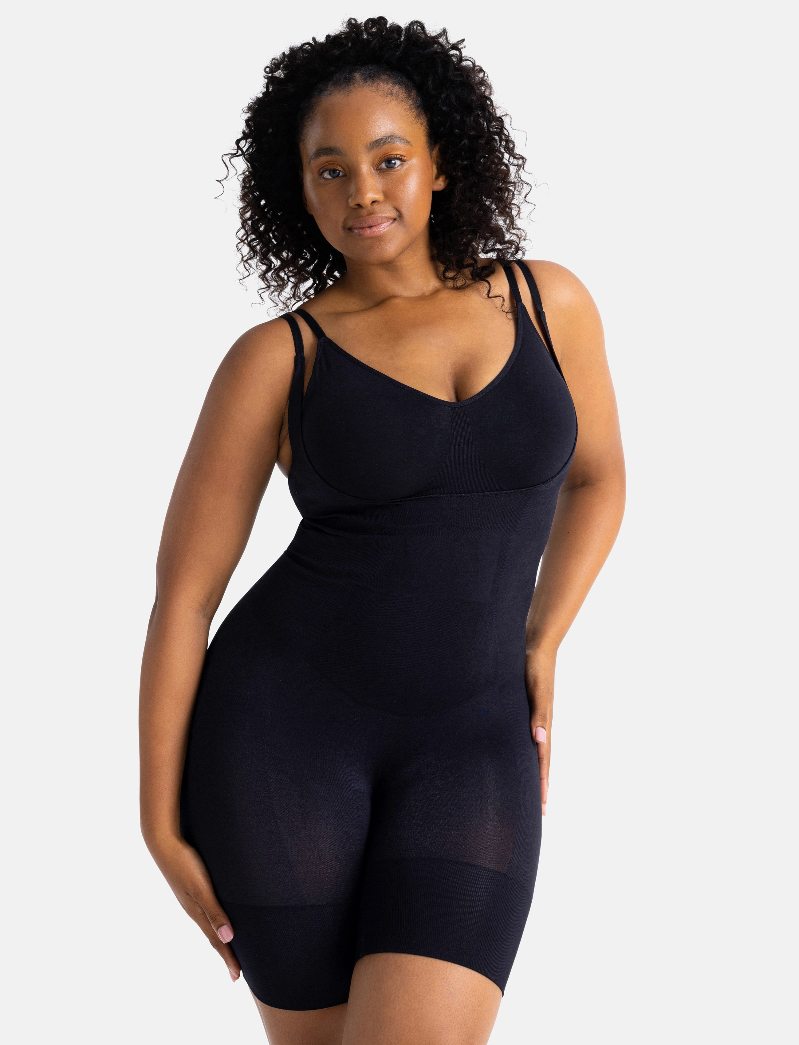 Dorina Absolute Sculpt Open Bust Rompers, XS, Black, Undertøj > Kroppe & Slips, Dame
