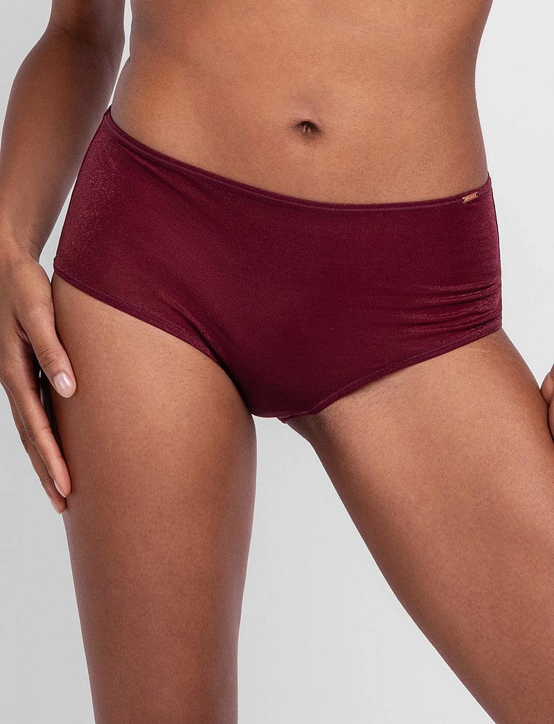 Dorina - ORIGINS-SHIMMER MESH MIDI - hipsters & hotpants - red - 0