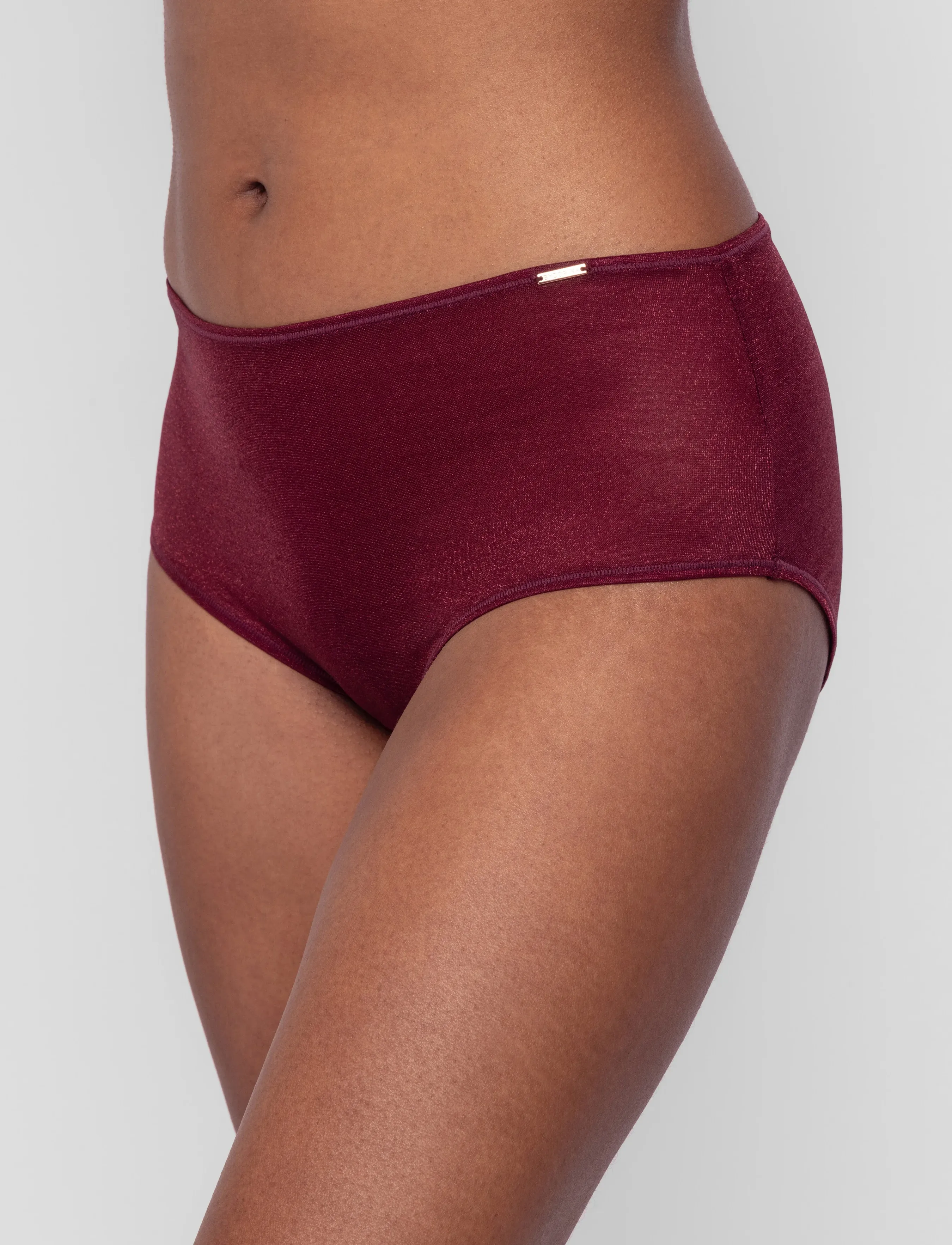 Dorina - ORIGINS-SHIMMER MESH MIDI - hipster & boxershorts - red - 2