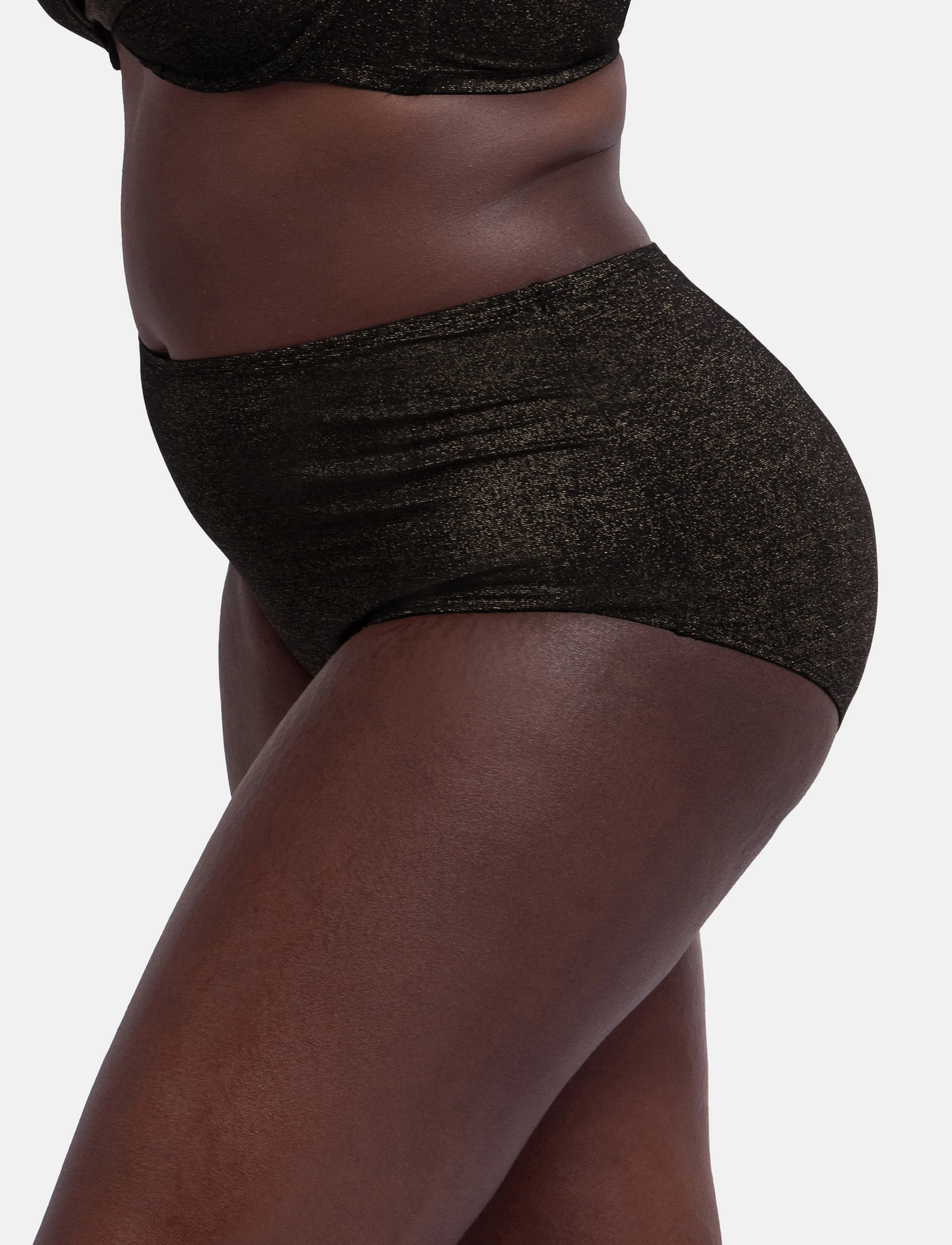 Dorina - KYRA SHAPING MIDI - bikinihosen mit hoher taille - black - 2