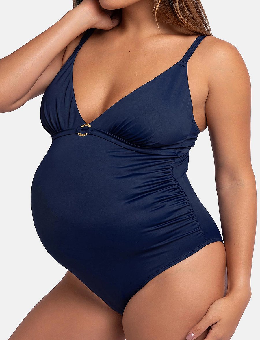 Dorina - MALI MATERNITY SWIMSUIT - ink - 2